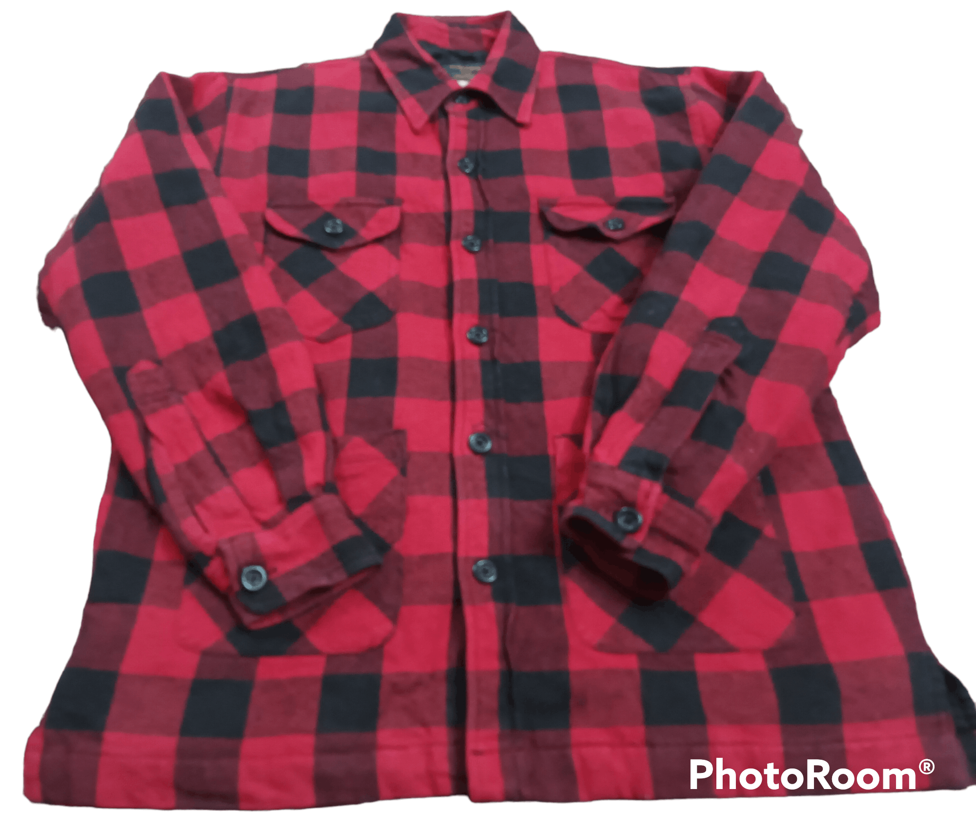 Flannel × Japanese Brand × Woolrich Woolen Mills 🔥 WOOLRICH BUTTON UP FLANNEL JACKET 🔥 Size US M / EU 48-50 / 2 - 4 Thumbnail