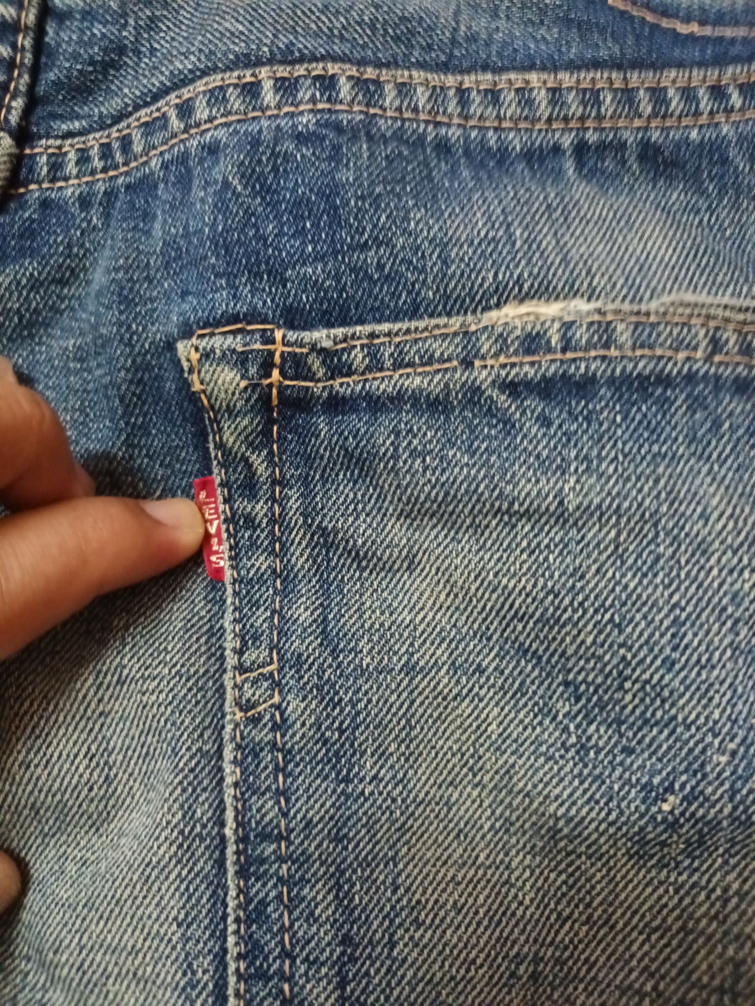 Levi's 🔥 LEVIS BIG E DISTRESSED DENIM MADE IN JAPAN Size US 32 / EU 48 - 5 Thumbnail