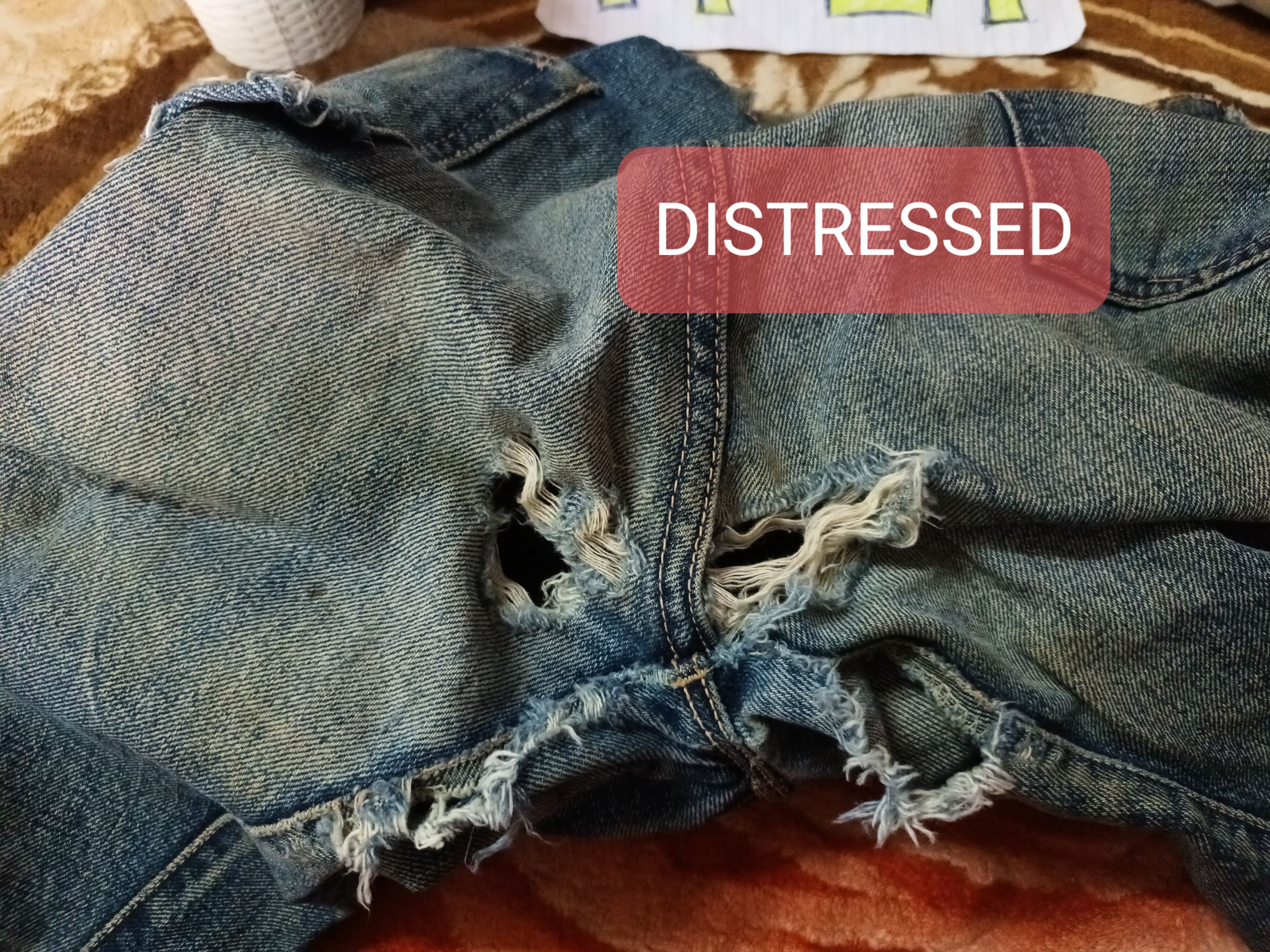 Levi's 🔥 LEVIS BIG E DISTRESSED DENIM MADE IN JAPAN Size US 32 / EU 48 - 11 Thumbnail