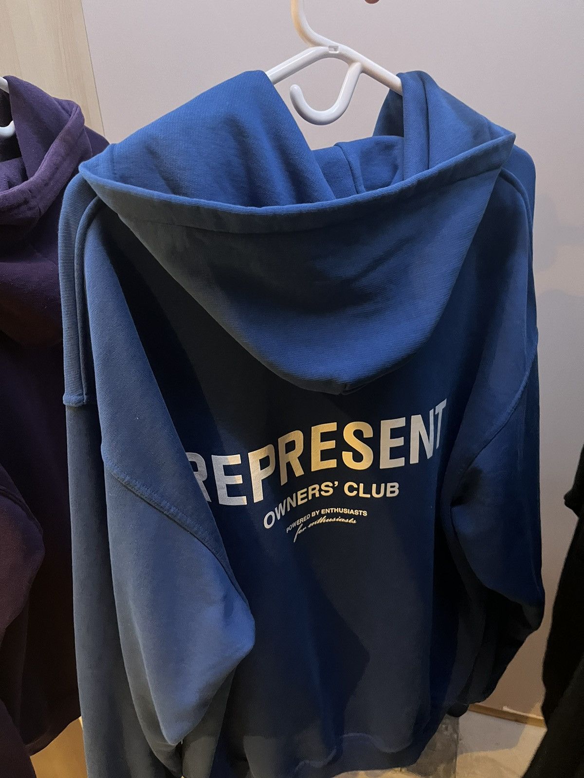 Represent Clo. Represent Owners Club Hoodie Blue Size US XL / EU 56 / 4 - 1 Thumbnail
