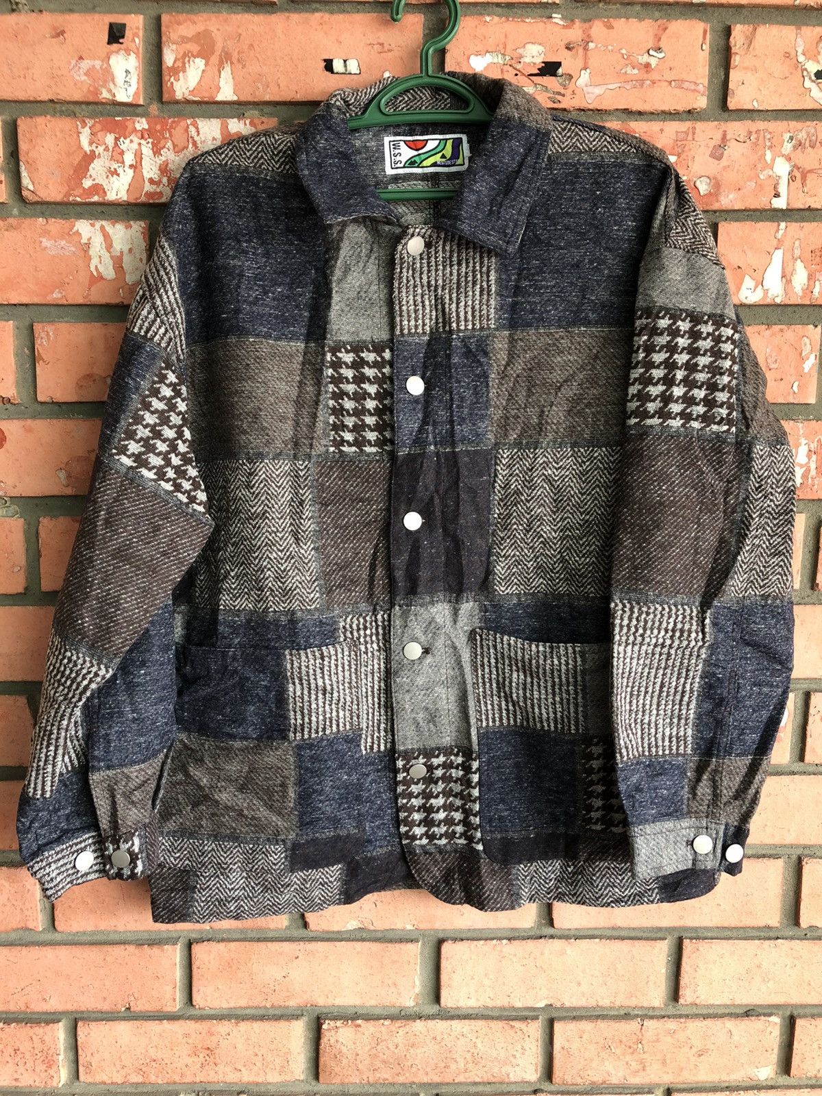Japanese Brand × Vintage patchwork stitching style cardigan west side story Size US M / EU 48-50 / 2 - 1 Thumbnail