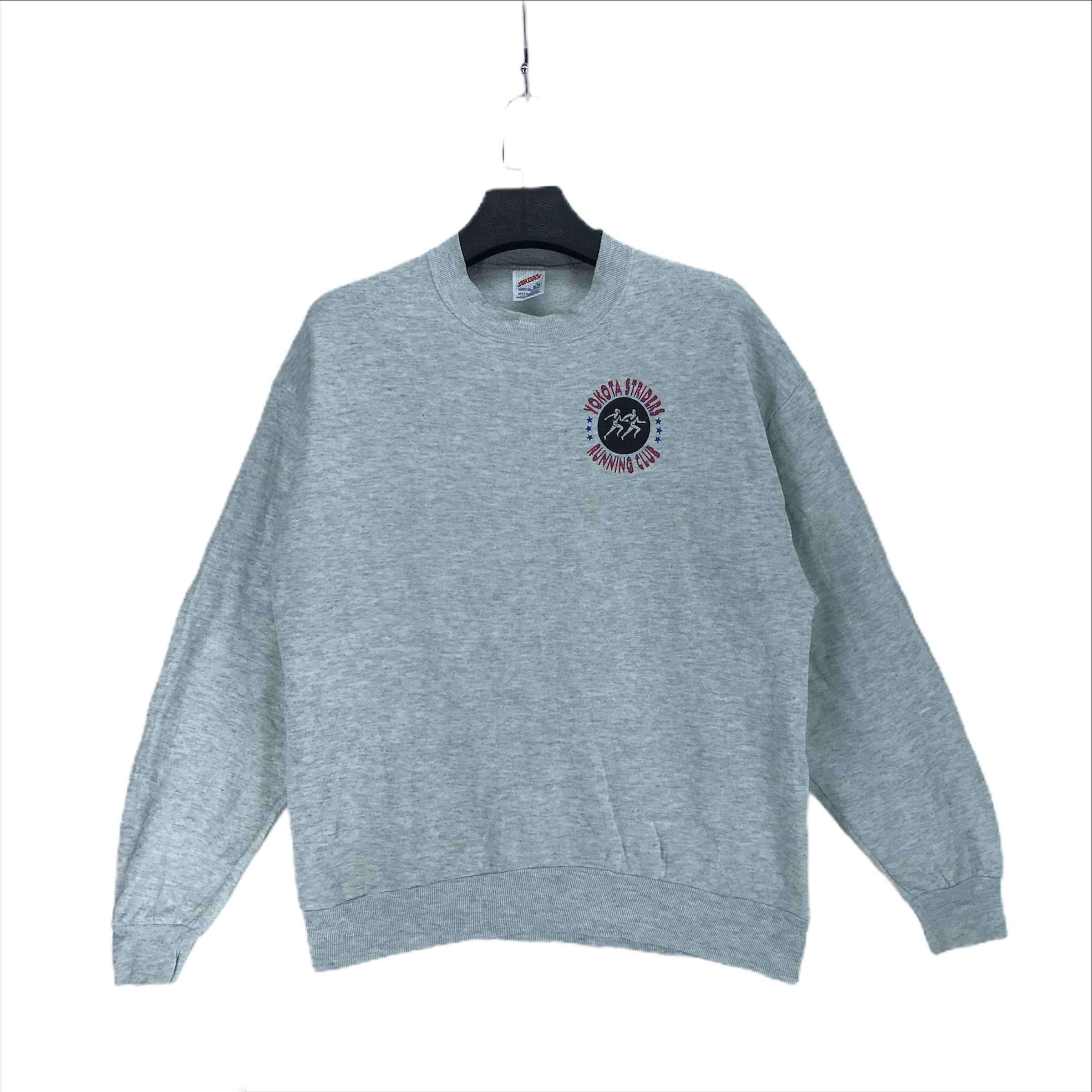 Jerzees Vintage 96 Yokota Striders Running Club Sweatshirts #2169-84 Size US L / EU 52-54 / 3 - 3 Thumbnail