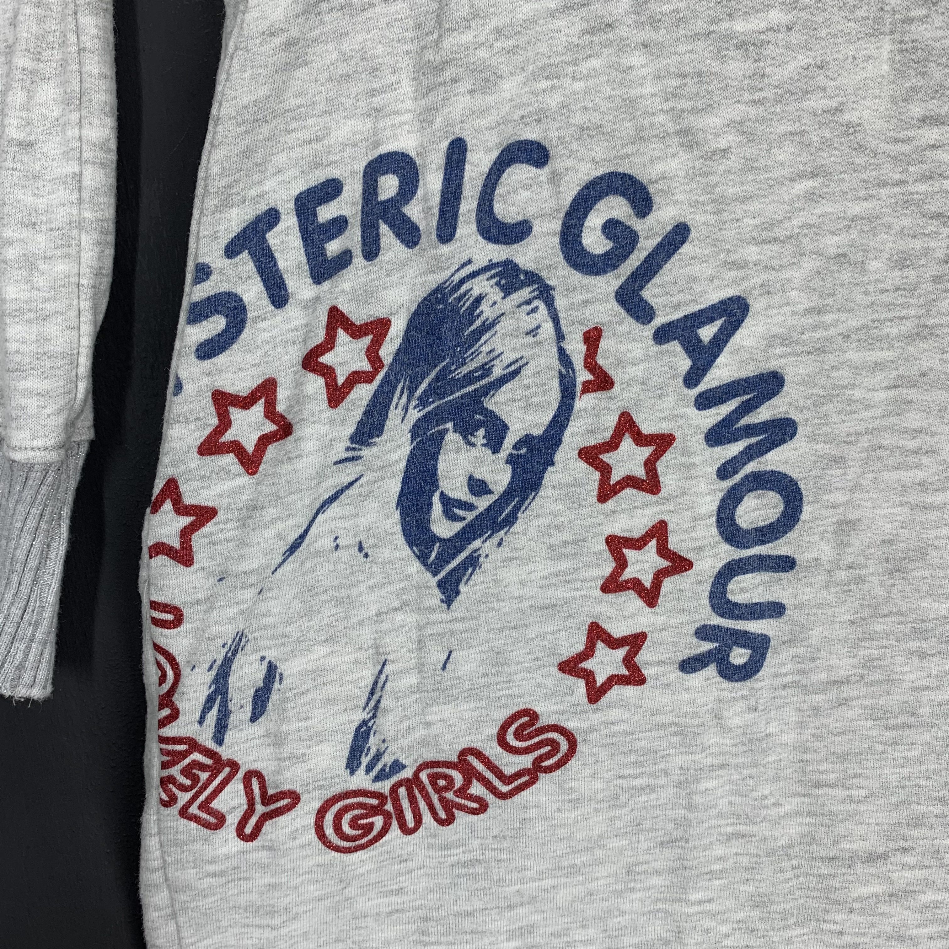 Hysteric Glamour Hysteric Glamour Big Logo Women’s Sweatshirts #3062-113 Size ONE SIZE - 8 Thumbnail