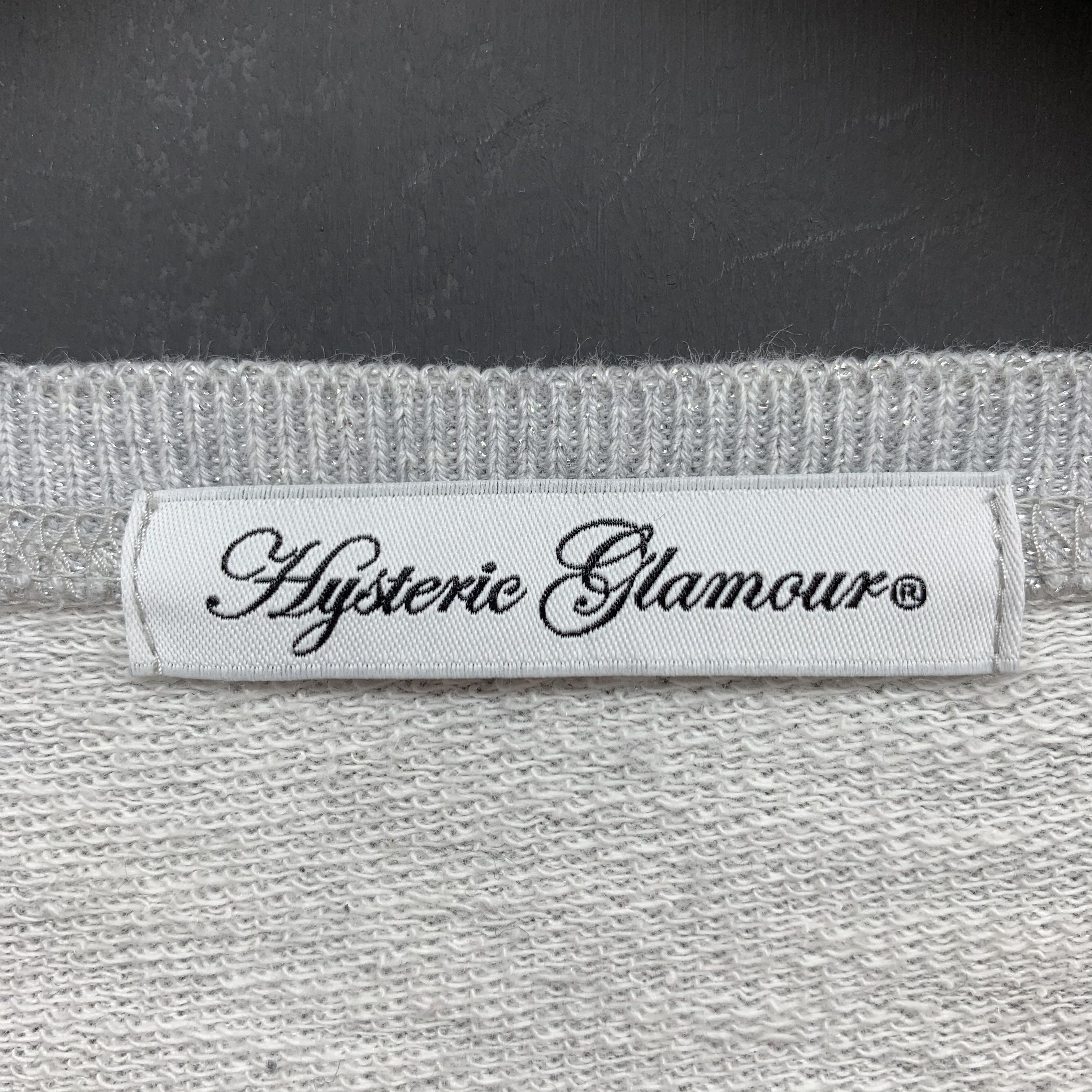 Hysteric Glamour Hysteric Glamour Big Logo Women’s Sweatshirts #3062-113 Size ONE SIZE - 6 Thumbnail