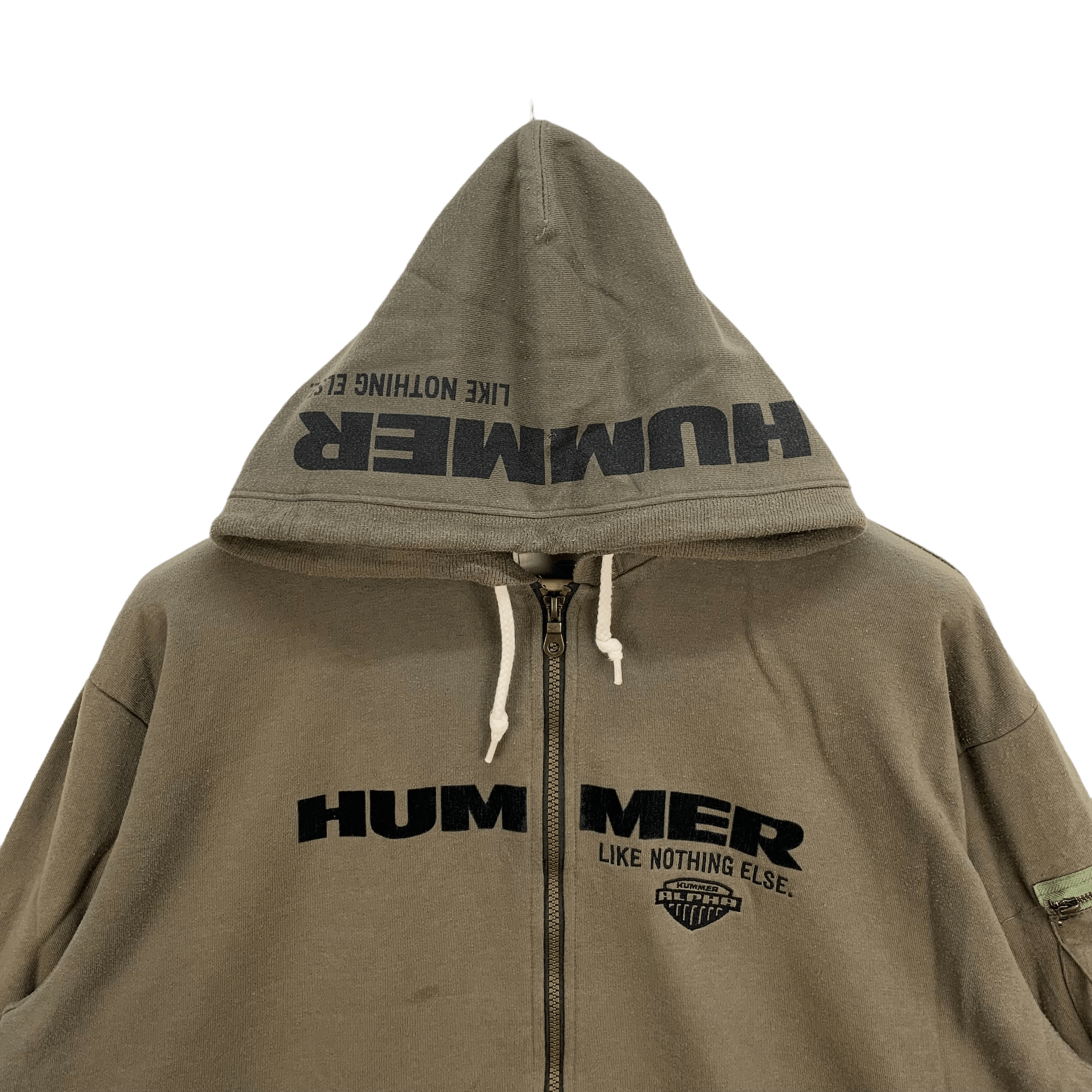 Japanese Brand HUMMER Like Nothing Else. History on Back Hoodies #3866-134 Size US XXL / EU 58 / 5 - 2 Thumbnail