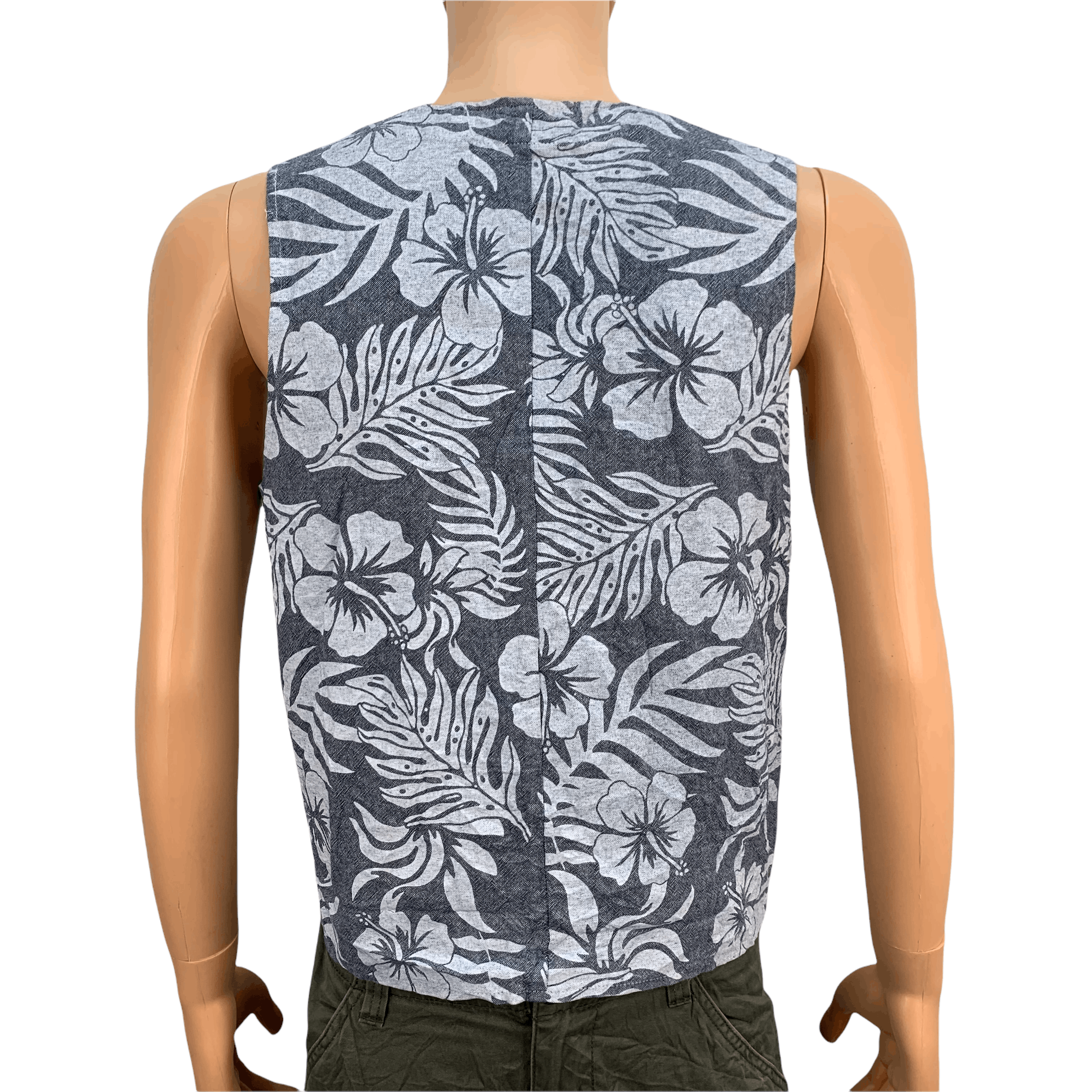 Japanese Brand Vintage Hawaii Vest Bamboo Art Fullprint #3564-70 Size US L / EU 52-54 / 3 - 7 Thumbnail