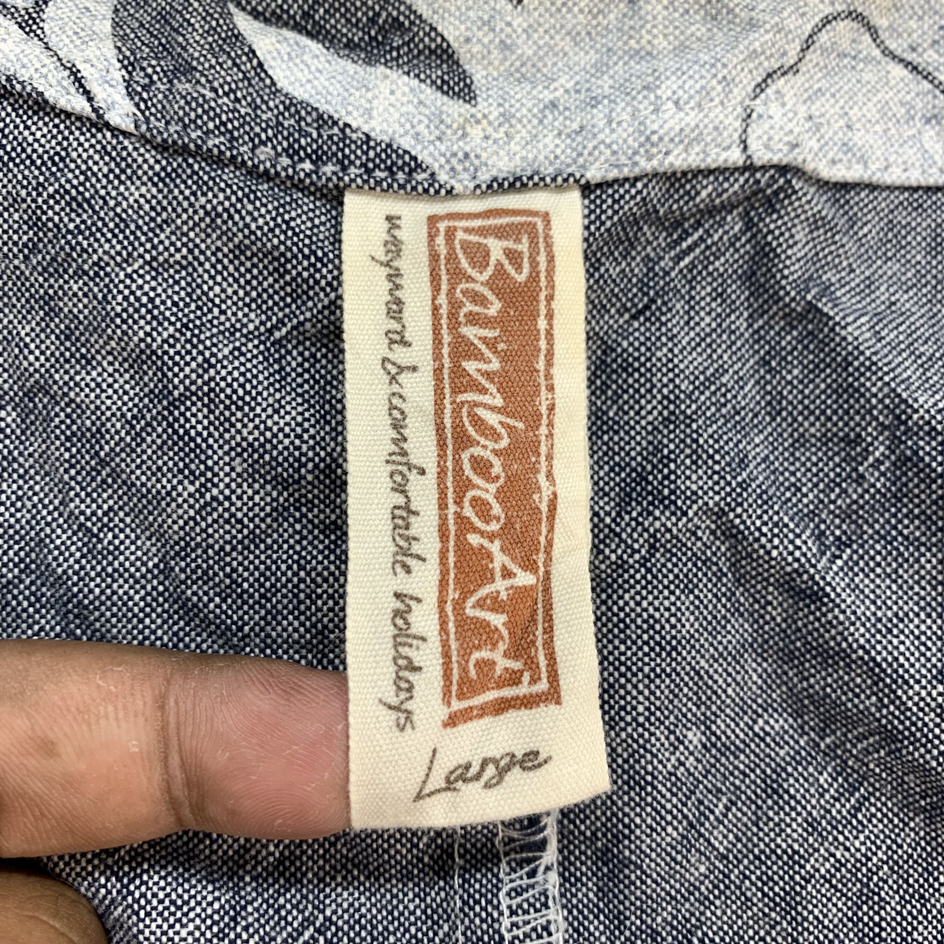 Japanese Brand Vintage Hawaii Vest Bamboo Art Fullprint #3564-70 Size US L / EU 52-54 / 3 - 4 Thumbnail