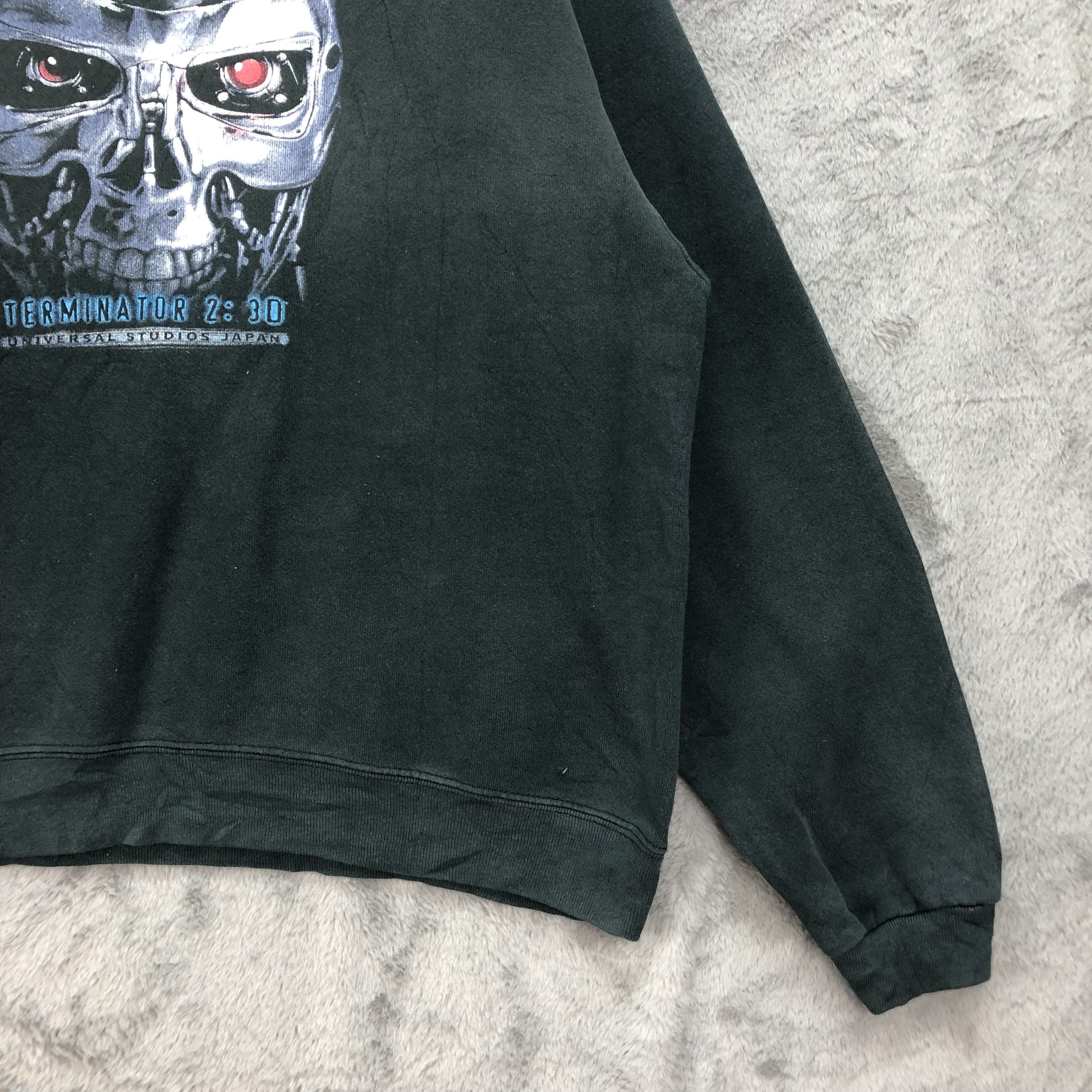 Universal Studios Y2K TERMINATOR 2 Universal Studios Japan Sweatshirt #4815-20 Size US L / EU 52-54 / 3 - 7 Thumbnail