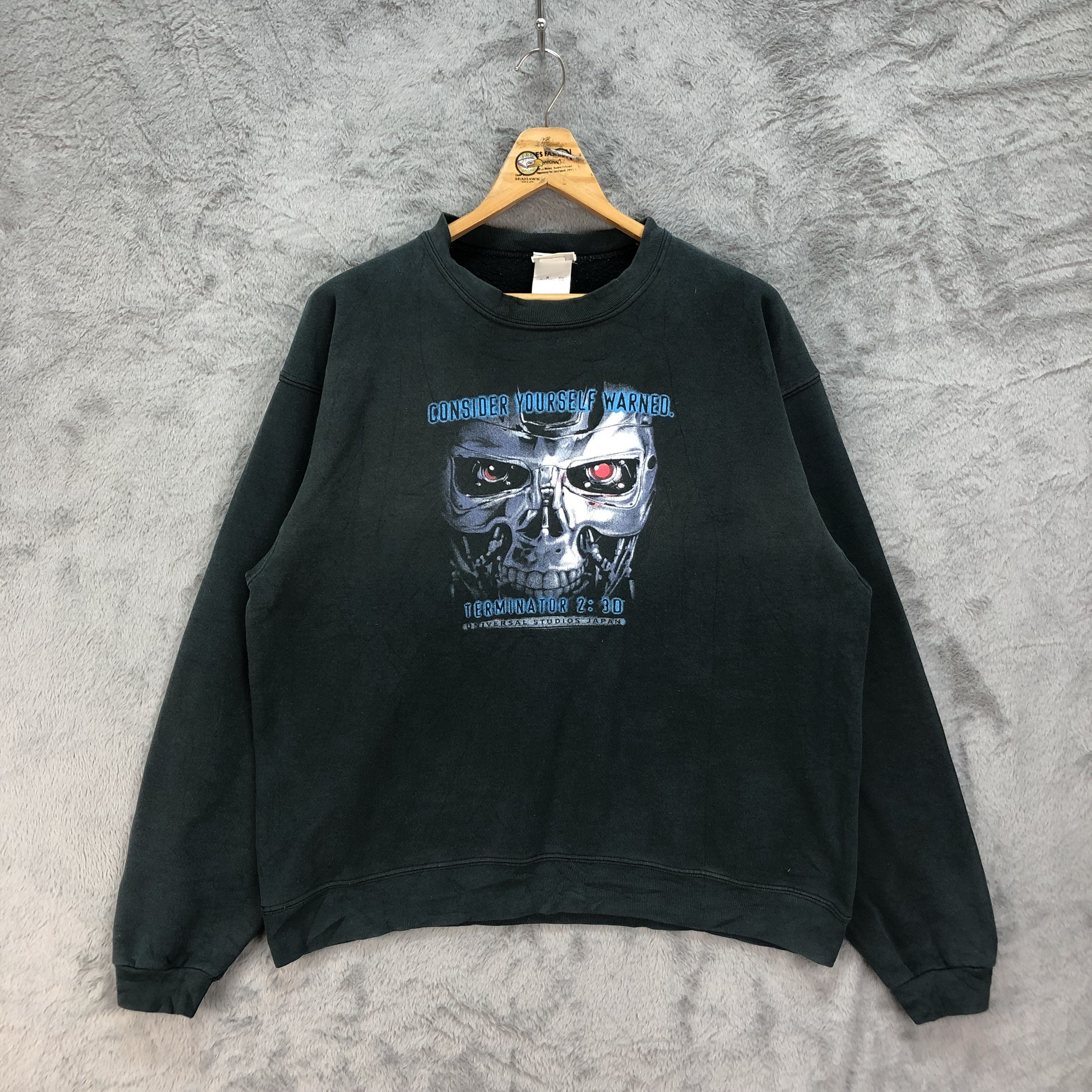 Y2K TERMINATOR 2 Universal Studios Japan Sweatshirt #4815-20