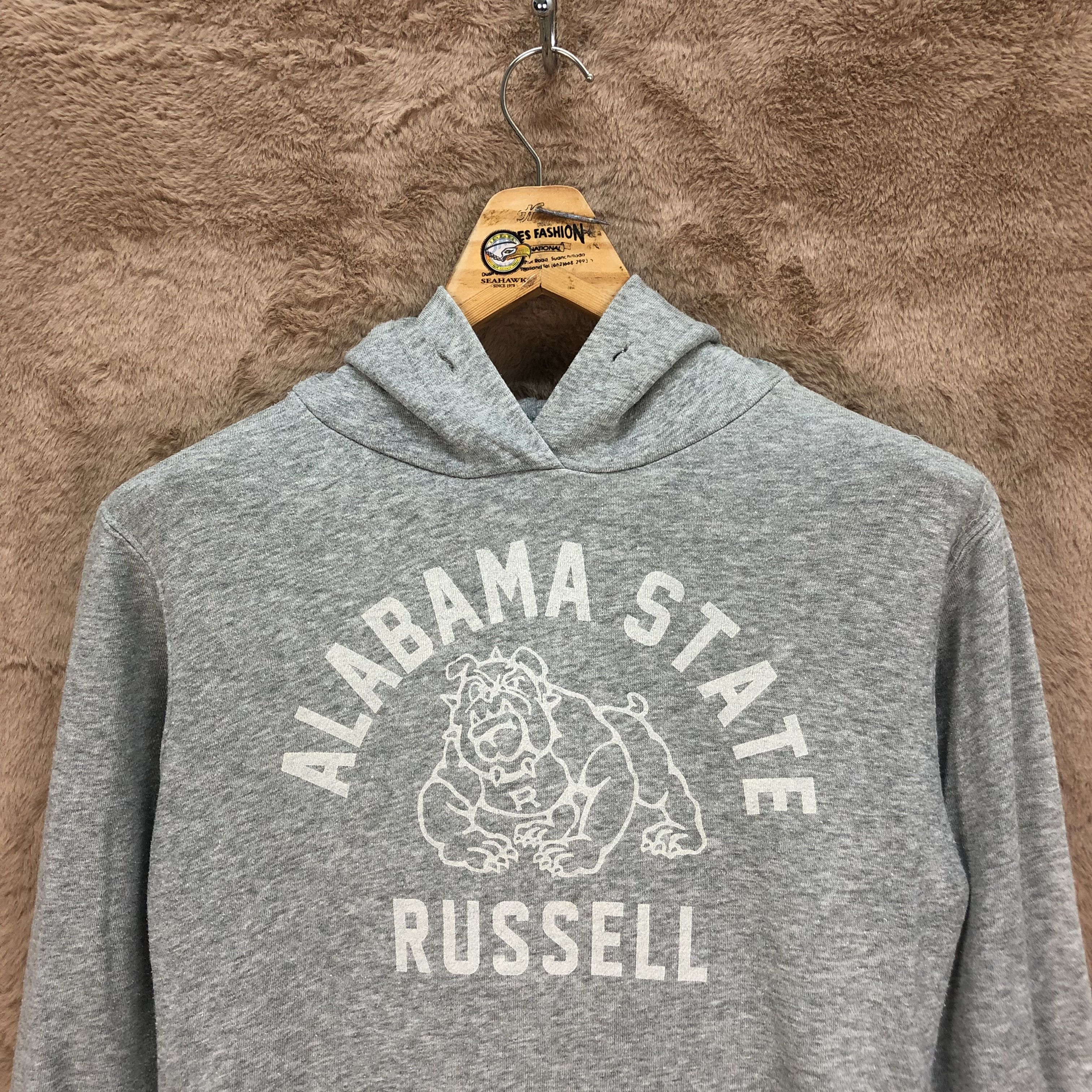 Russell Athletic ALABAMA STATE RUSSEL Bull Dog Pullover Hoodies #5139-176 Size L / US 10 / IT 46 - 2 Thumbnail