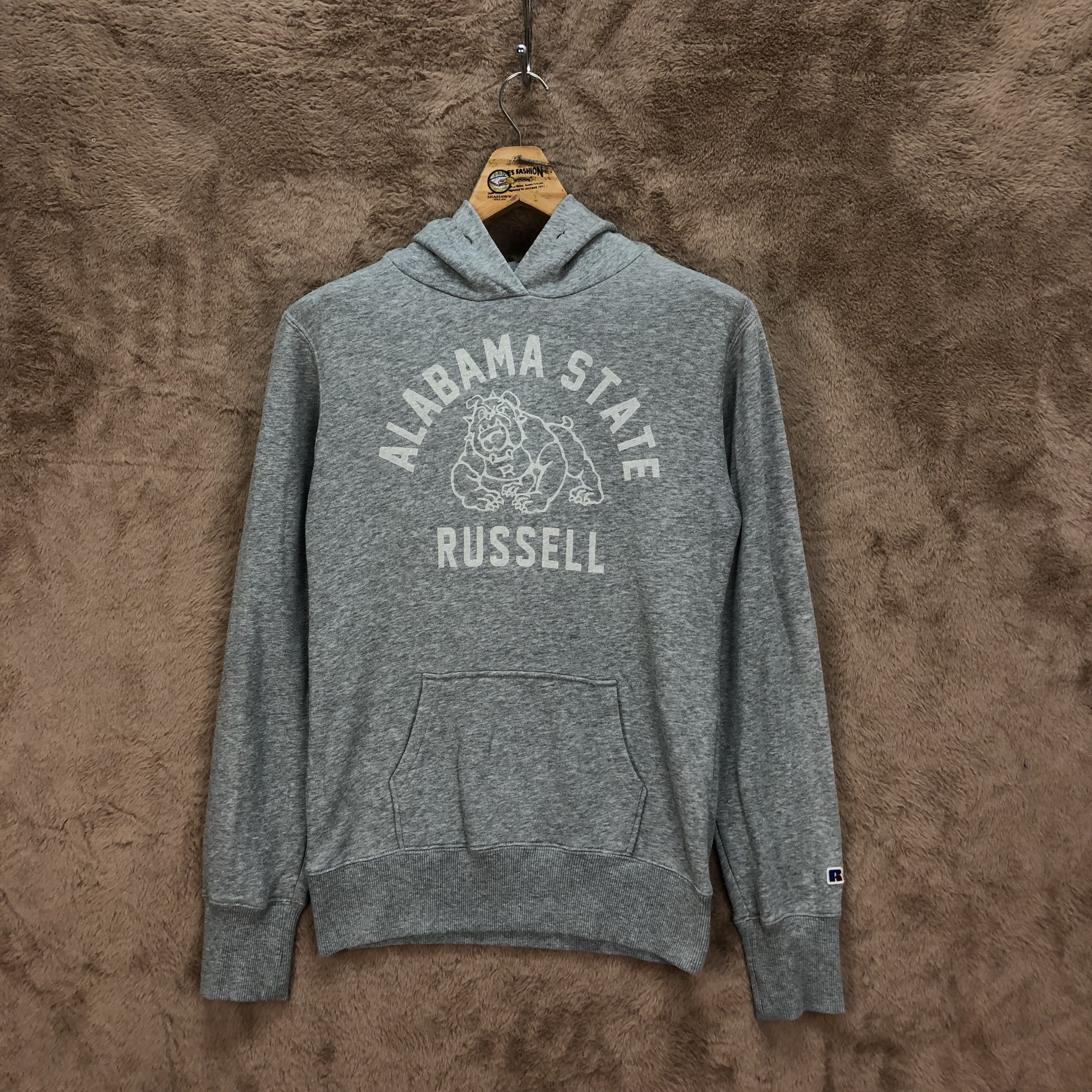 Russell Athletic ALABAMA STATE RUSSEL Bull Dog Pullover Hoodies #5139-176 Size L / US 10 / IT 46 - 1 Thumbnail