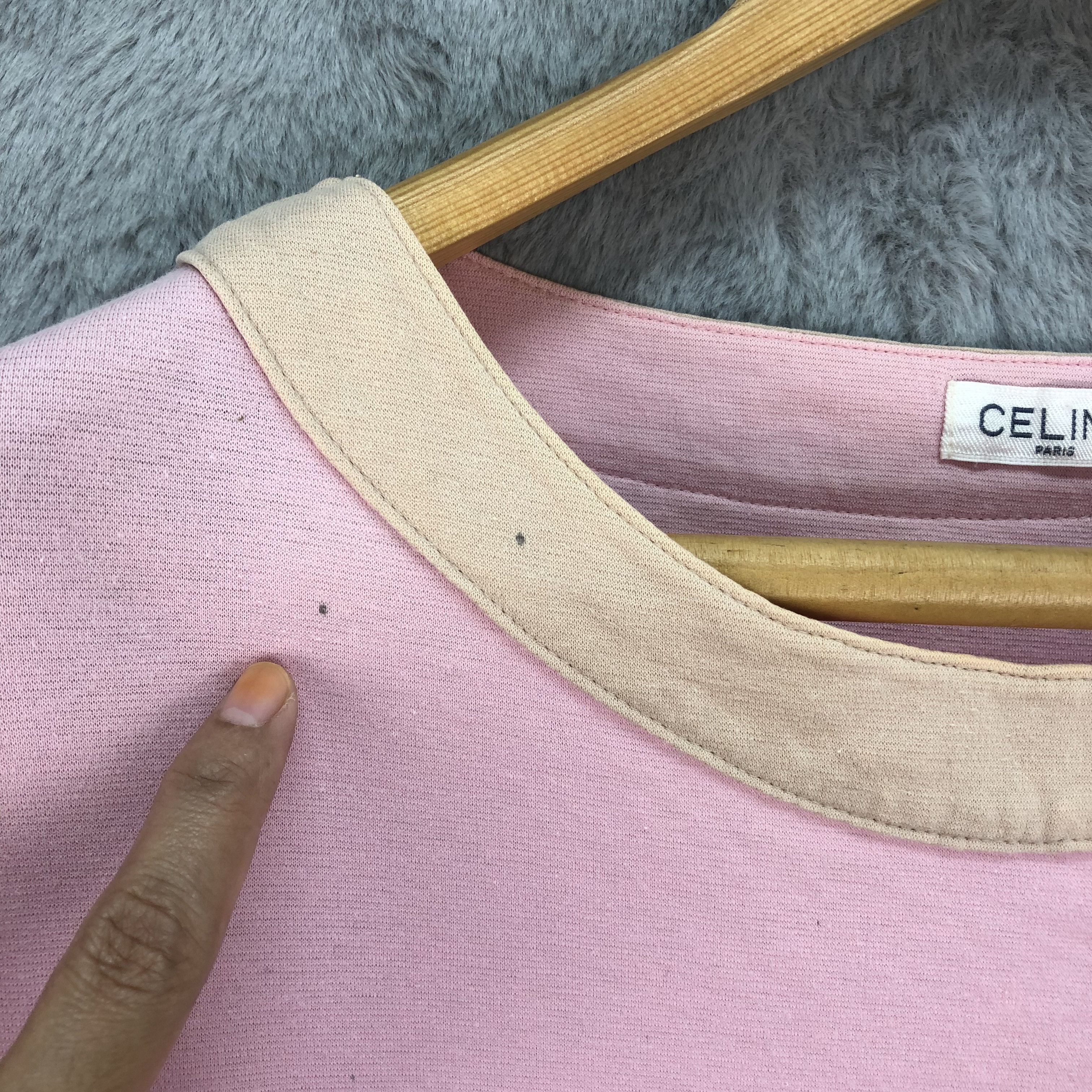 Celine Celine Paris Colorblock Long Sleeve T Shirts #4534-158 Size L / US 10 / IT 46 - 4 Thumbnail