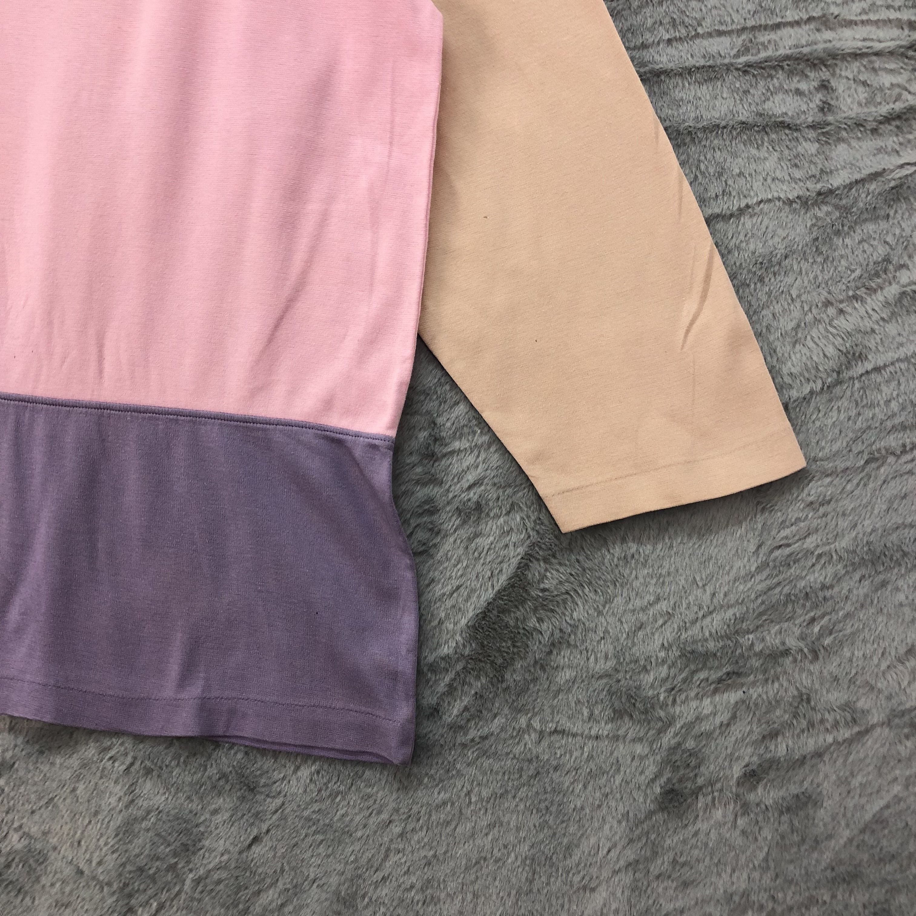 Celine Celine Paris Colorblock Long Sleeve T Shirts #4534-158 Size L / US 10 / IT 46 - 9 Thumbnail