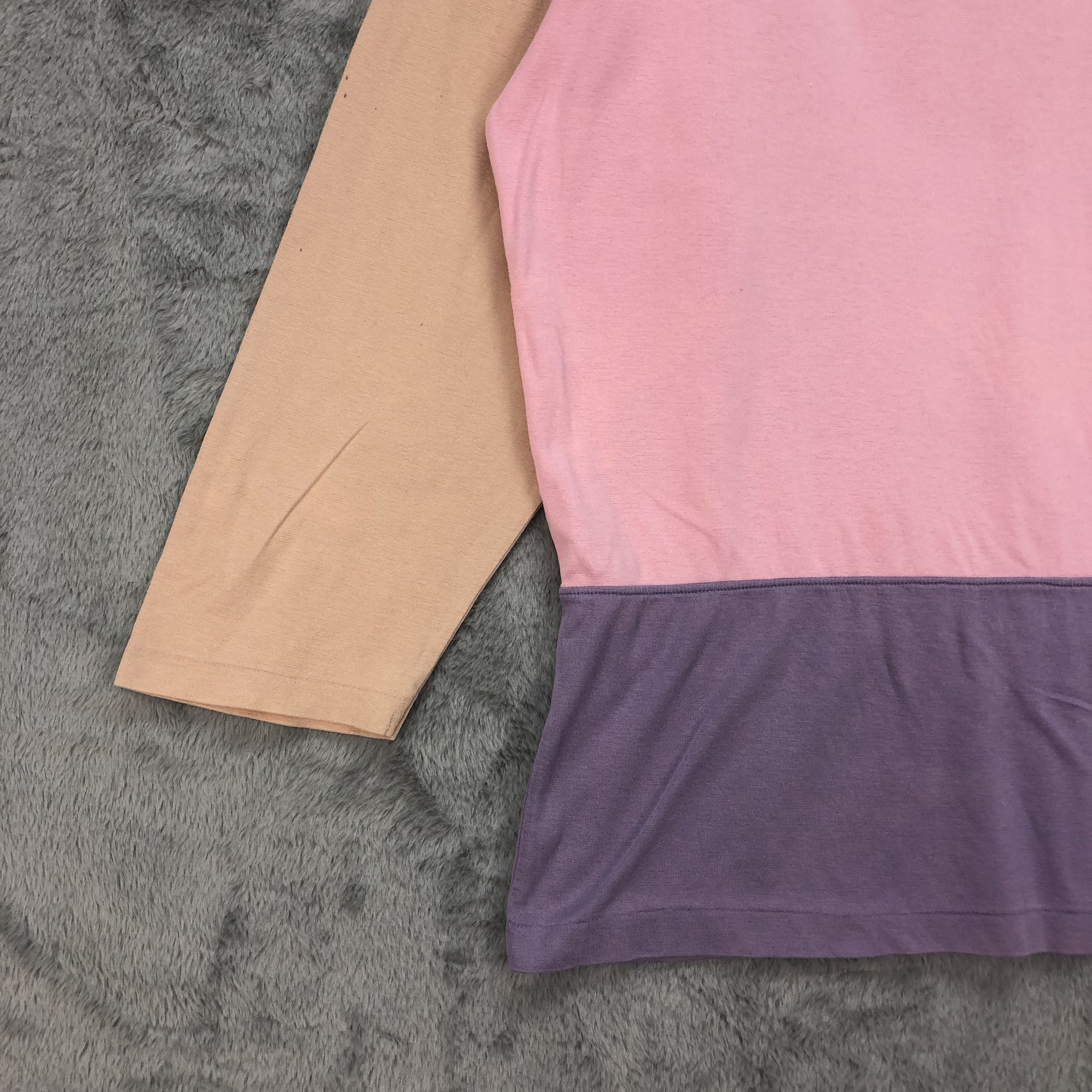 Celine Celine Paris Colorblock Long Sleeve T Shirts #4534-158 Size L / US 10 / IT 46 - 7 Thumbnail