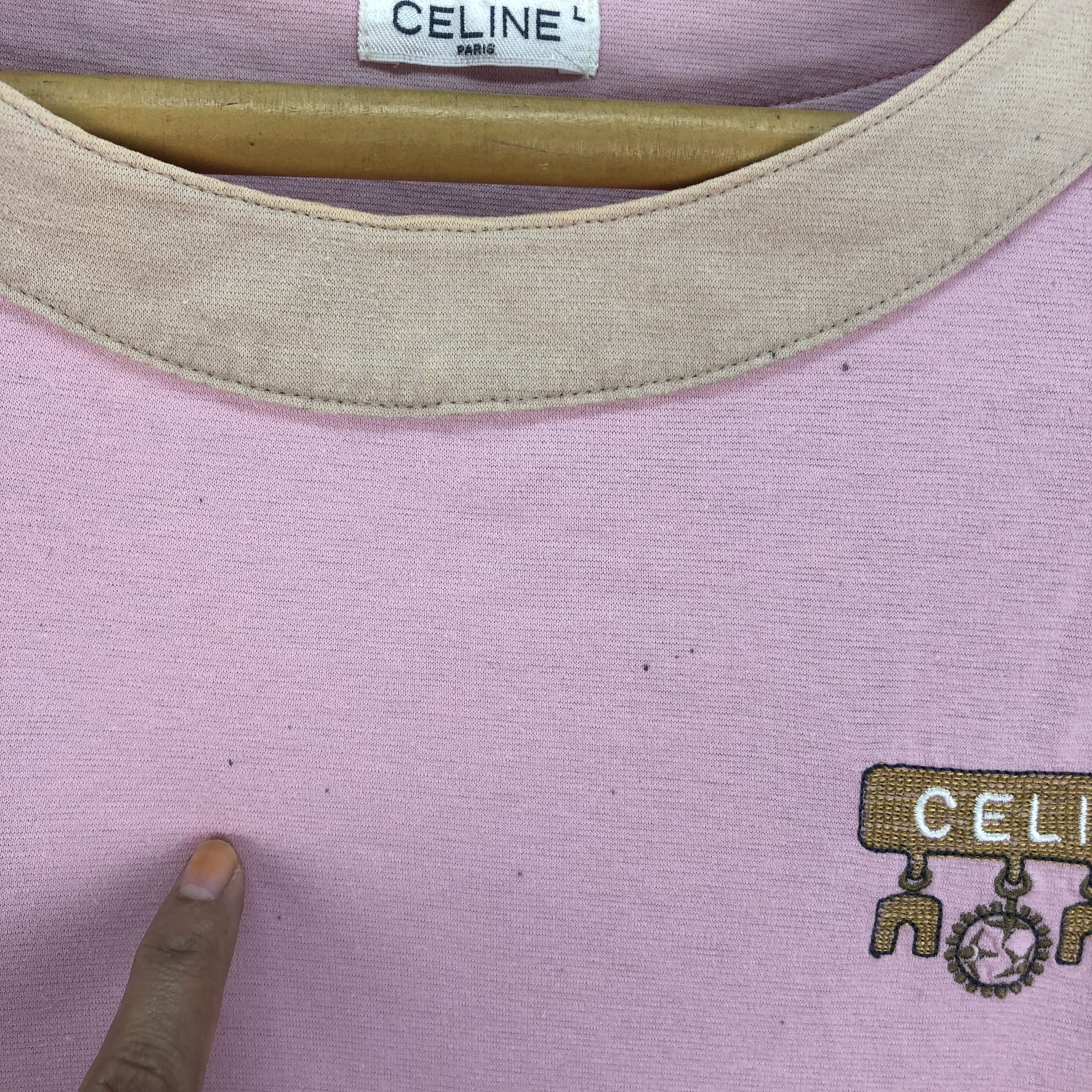 Celine Celine Paris Colorblock Long Sleeve T Shirts #4534-158 Size L / US 10 / IT 46 - 5 Thumbnail
