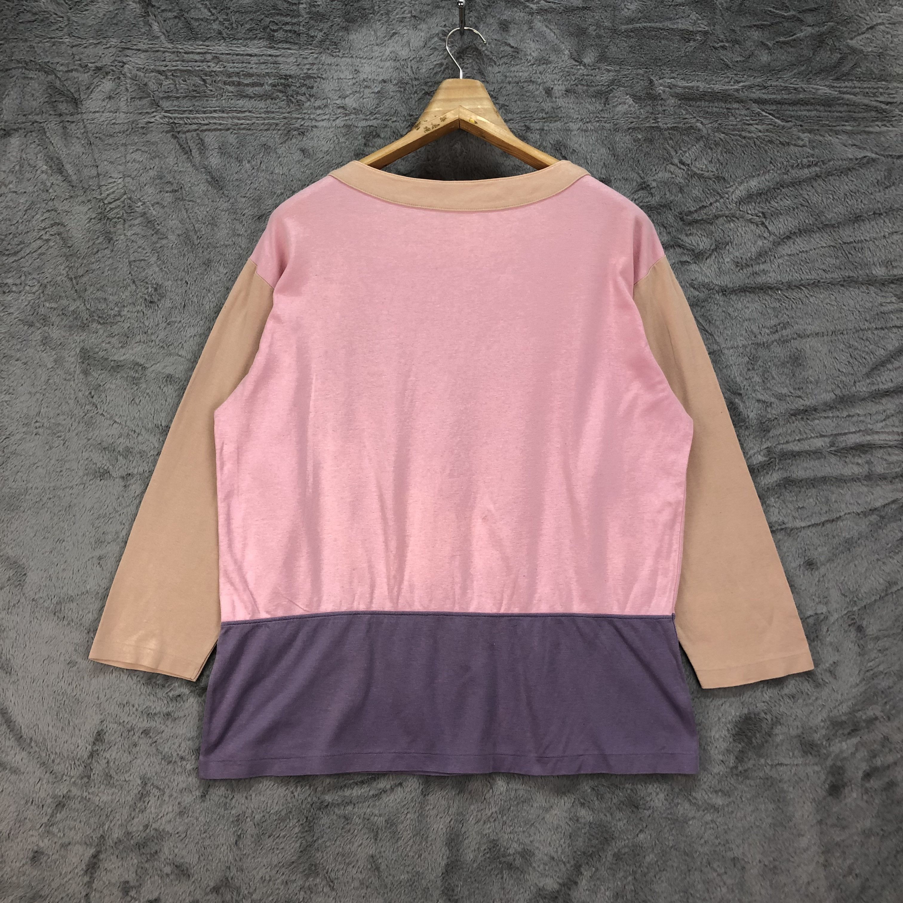 Celine Celine Paris Colorblock Long Sleeve T Shirts #4534-158 Size L / US 10 / IT 46 - 13 Thumbnail