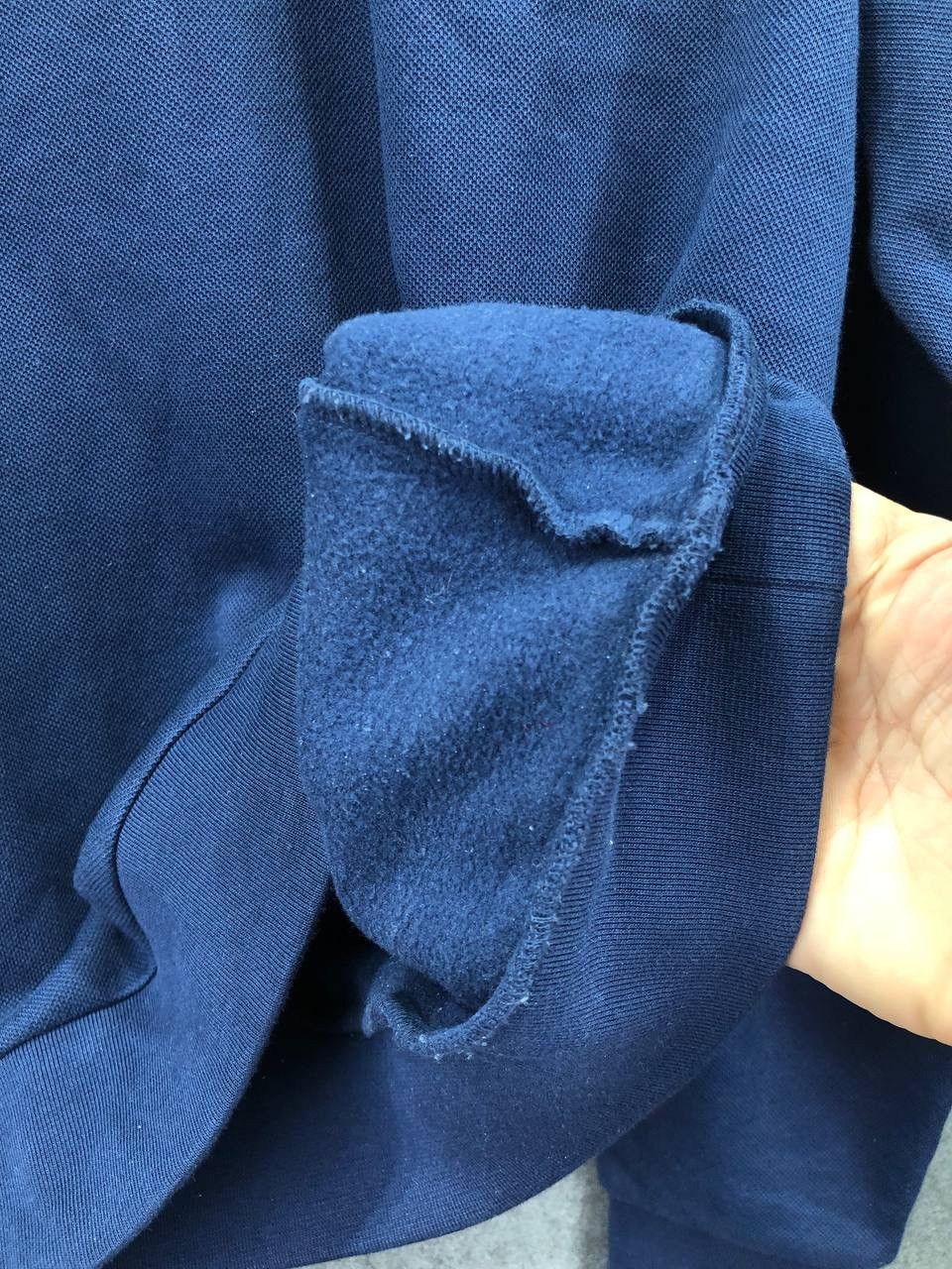 Fred Perry × Vintage Mens Fred Perry Fleece Long Sleeve Polo shirt sweatshirt Size US M / EU 48-50 / 2 - 4 Thumbnail