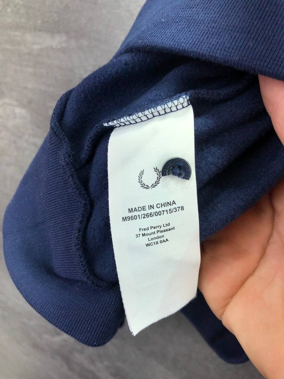 Fred Perry × Vintage Mens Fred Perry Fleece Long Sleeve Polo shirt sweatshirt Size US M / EU 48-50 / 2 - 6 Thumbnail