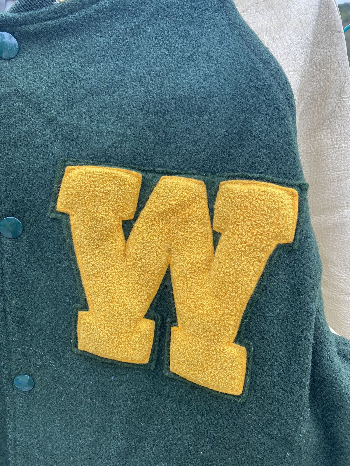 MLB Vintage 90''s MLB Washington Wool Leather Varsity Size US L / EU 52-54 / 3 - 7 Thumbnail