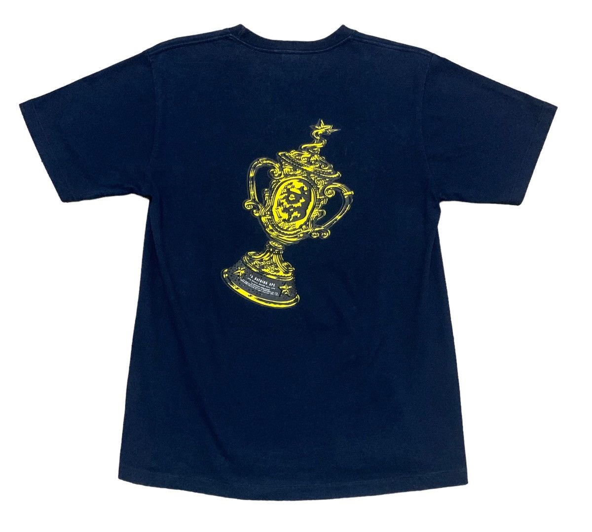 image of Bape Design Vintage Bathing Ape T-Shirt 2000S in Navy, Men's (Size Small)