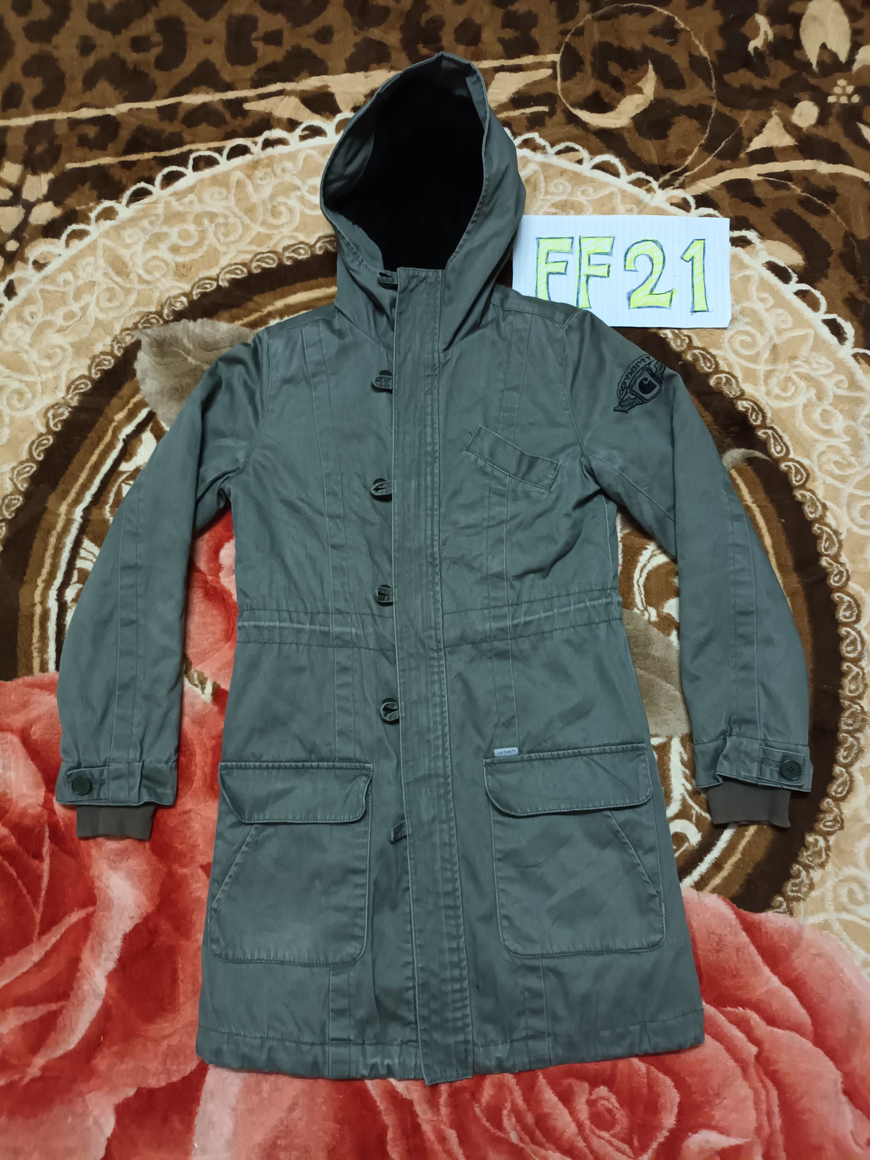 Carhartt 🔥Carhartt Hoodie Parka Jacket 🔥 Size S / US 4 / IT 40 - 1 Thumbnail