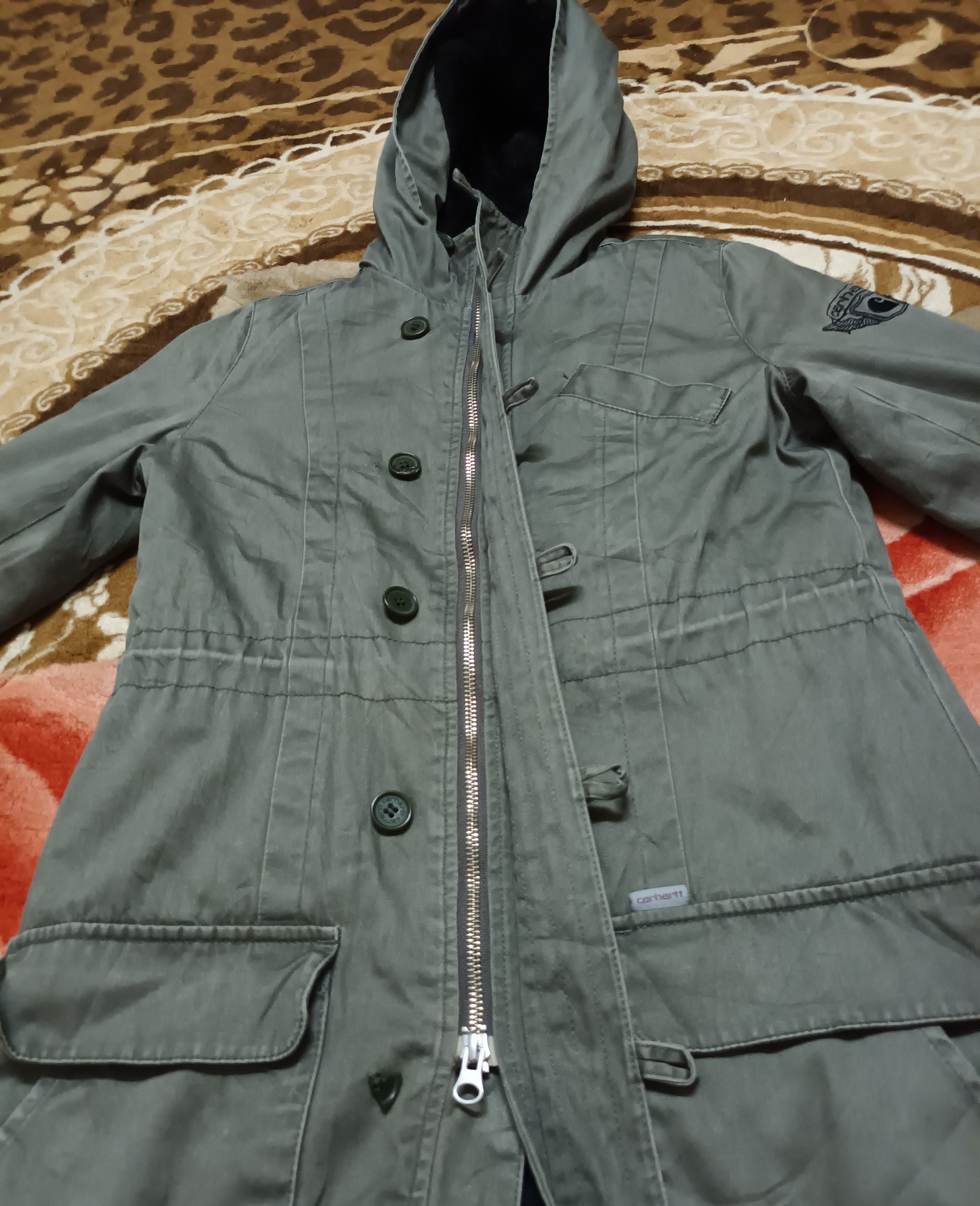Carhartt 🔥Carhartt Hoodie Parka Jacket 🔥 Size S / US 4 / IT 40 - 10 Thumbnail