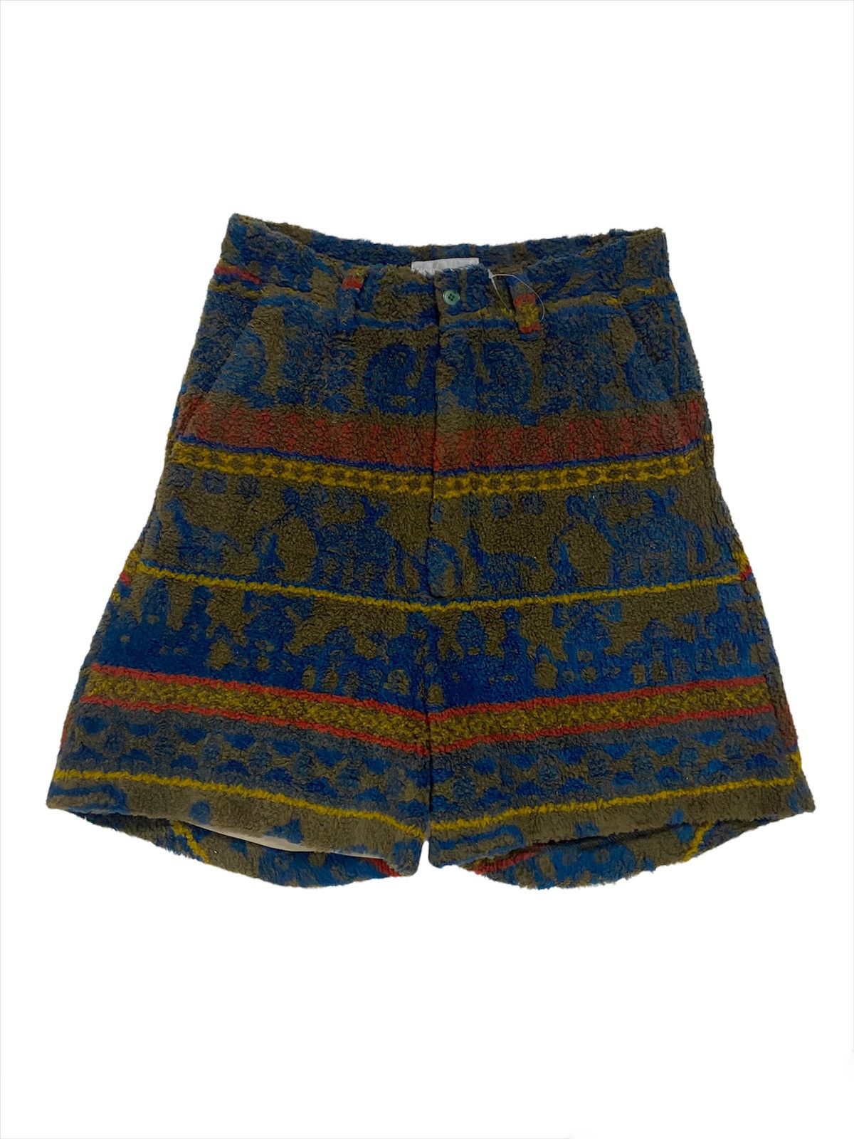 Issey Miyake 💥Vintage Issey Miyake Sherpa Fleece Short Pant Size 29" - 1 Thumbnail