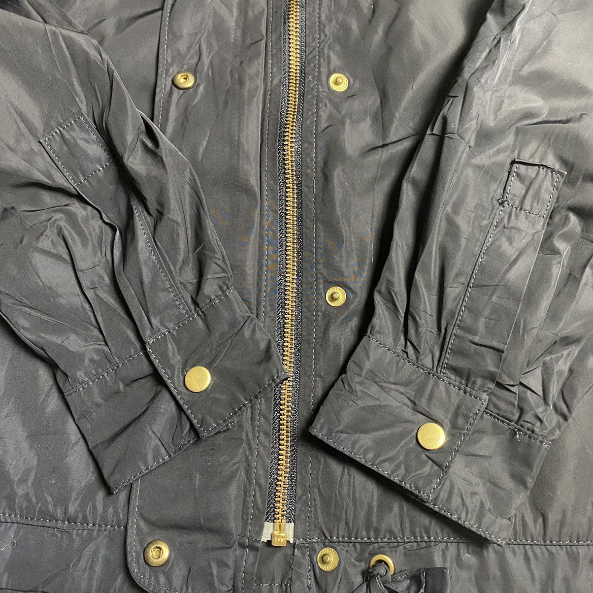 Gap × Japanese Brand Gap Double Pocket Button Up Zipper Hooded Nylon Jacket Size US S / EU 44-46 / 1 - 9 Thumbnail