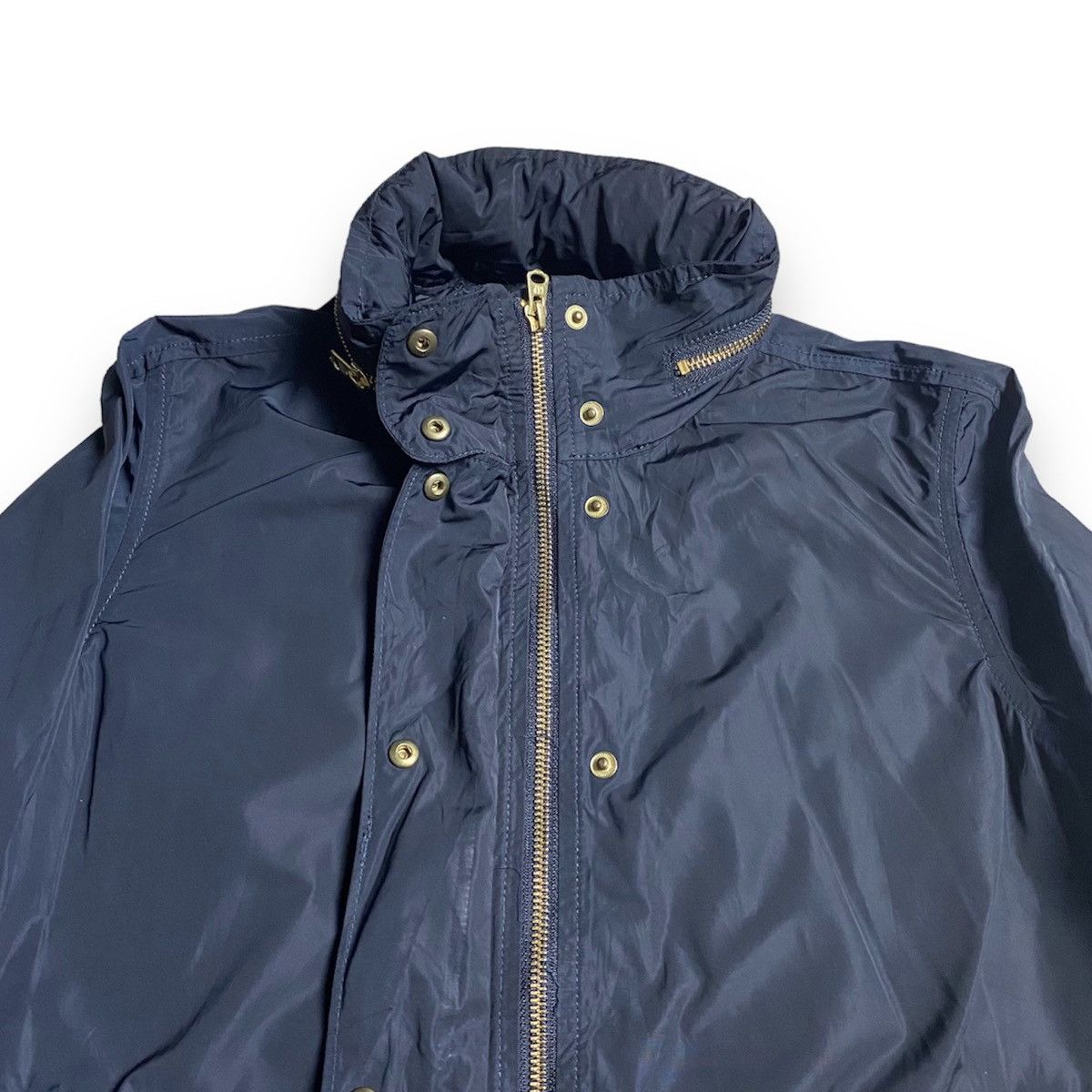 Gap × Japanese Brand Gap Double Pocket Button Up Zipper Hooded Nylon Jacket Size US S / EU 44-46 / 1 - 4 Thumbnail