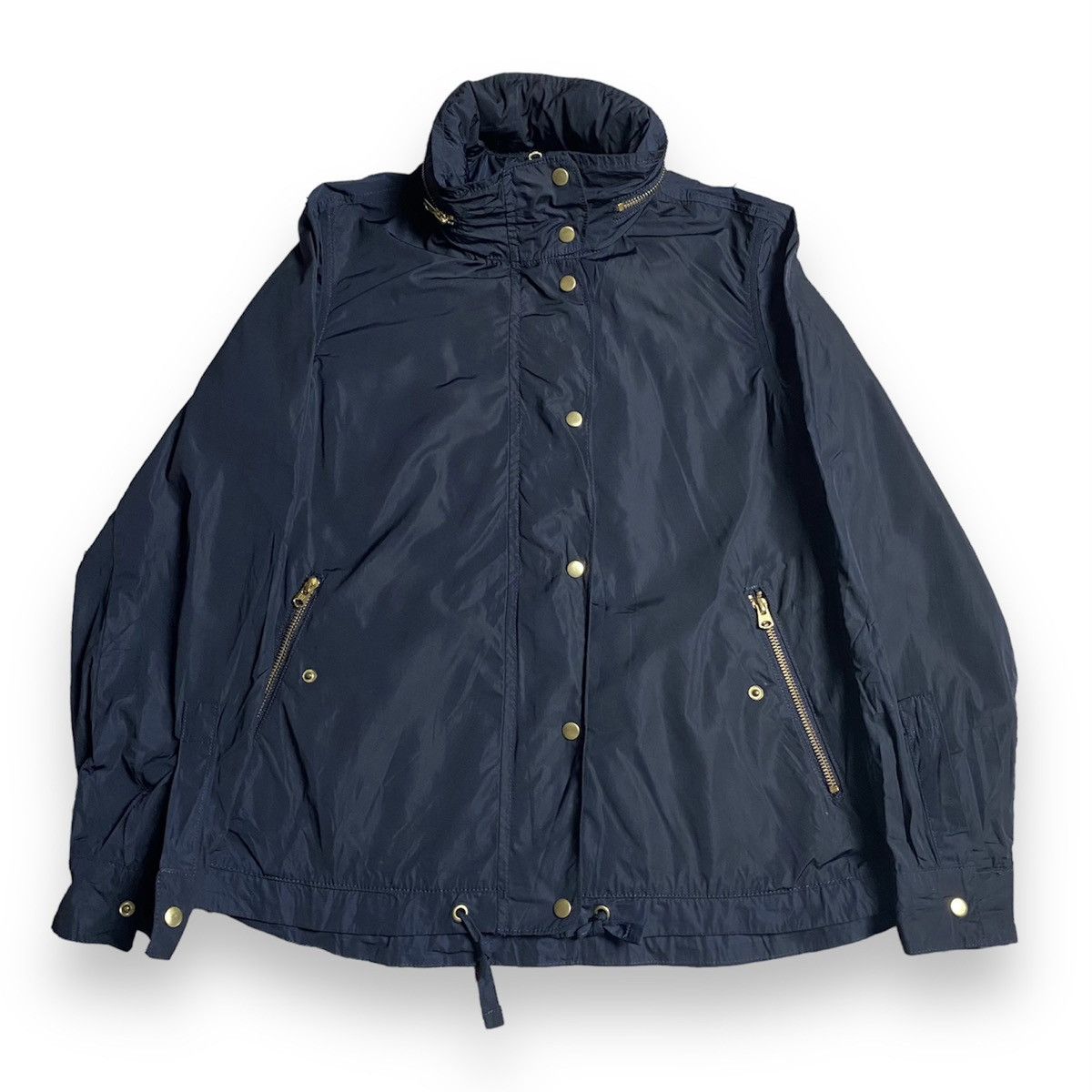 Gap × Japanese Brand Gap Double Pocket Button Up Zipper Hooded Nylon Jacket Size US S / EU 44-46 / 1 - 1 Thumbnail