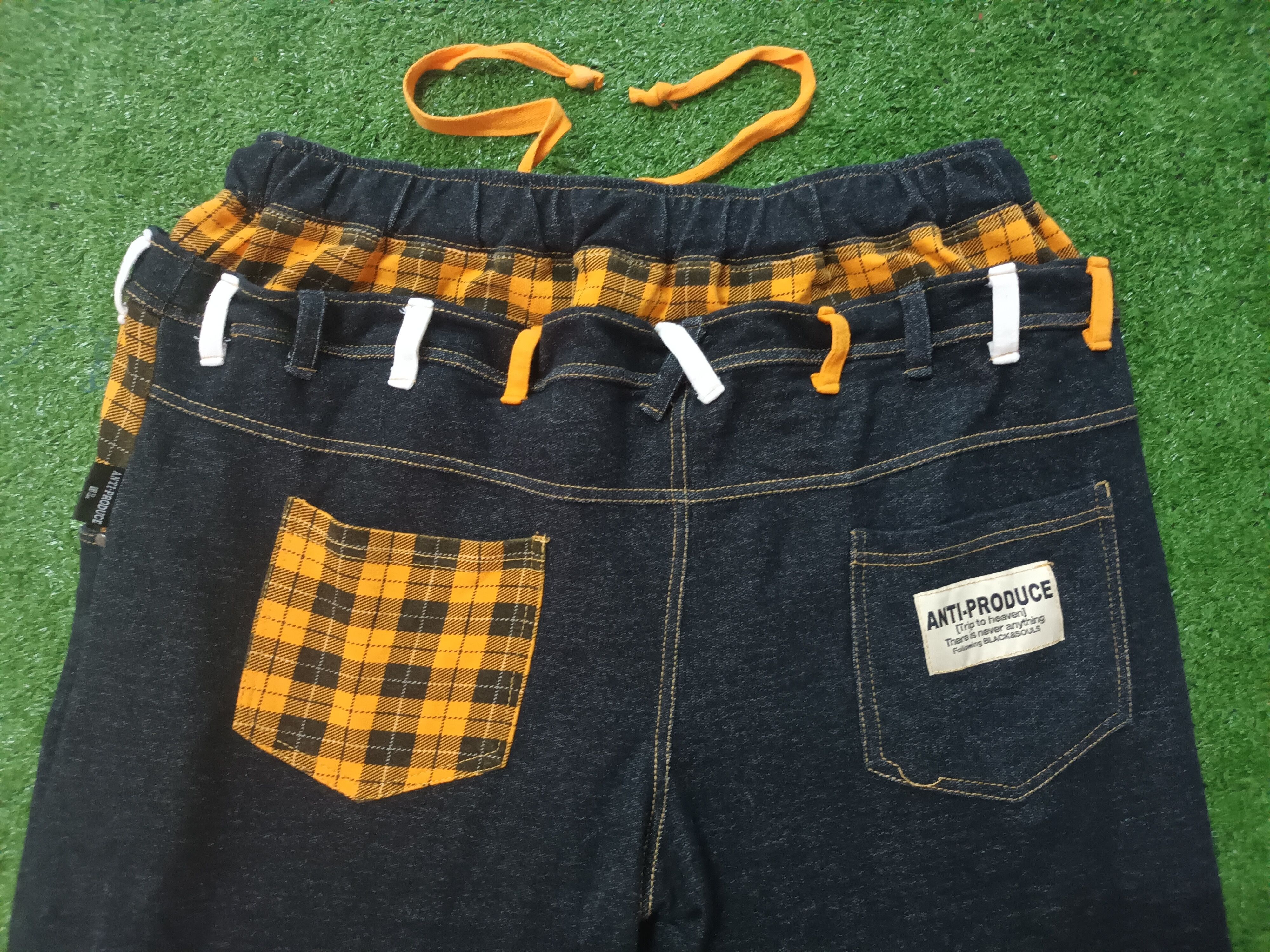 Japanese Brand 🔥 ANTI PRODUCE DOUBLE WAIST PANTS 🔥 Size US 33 - 4 Thumbnail