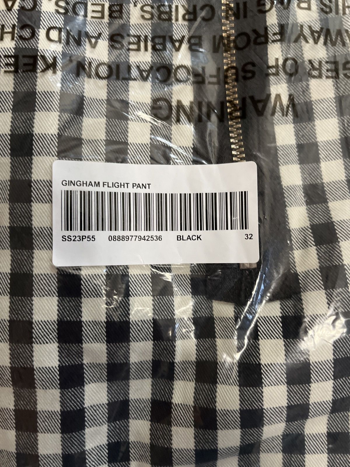 パンツ supreme gingham flight pant 32 Supreme Gingham Flight Pant (SS23) - $168