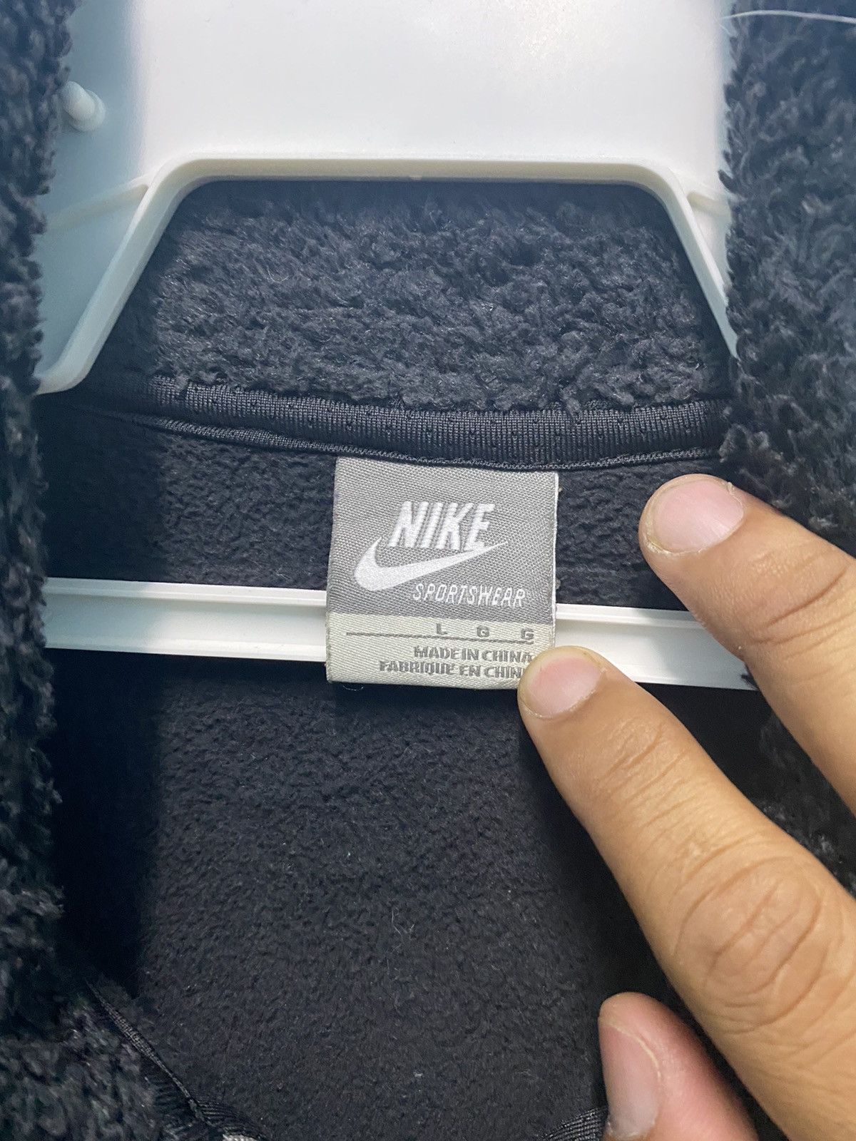 Nike 🔥Vintage🔥 2007 Nike Sherpa Fleece Jacket Size US M / EU 48-50 / 2 - 4 Thumbnail