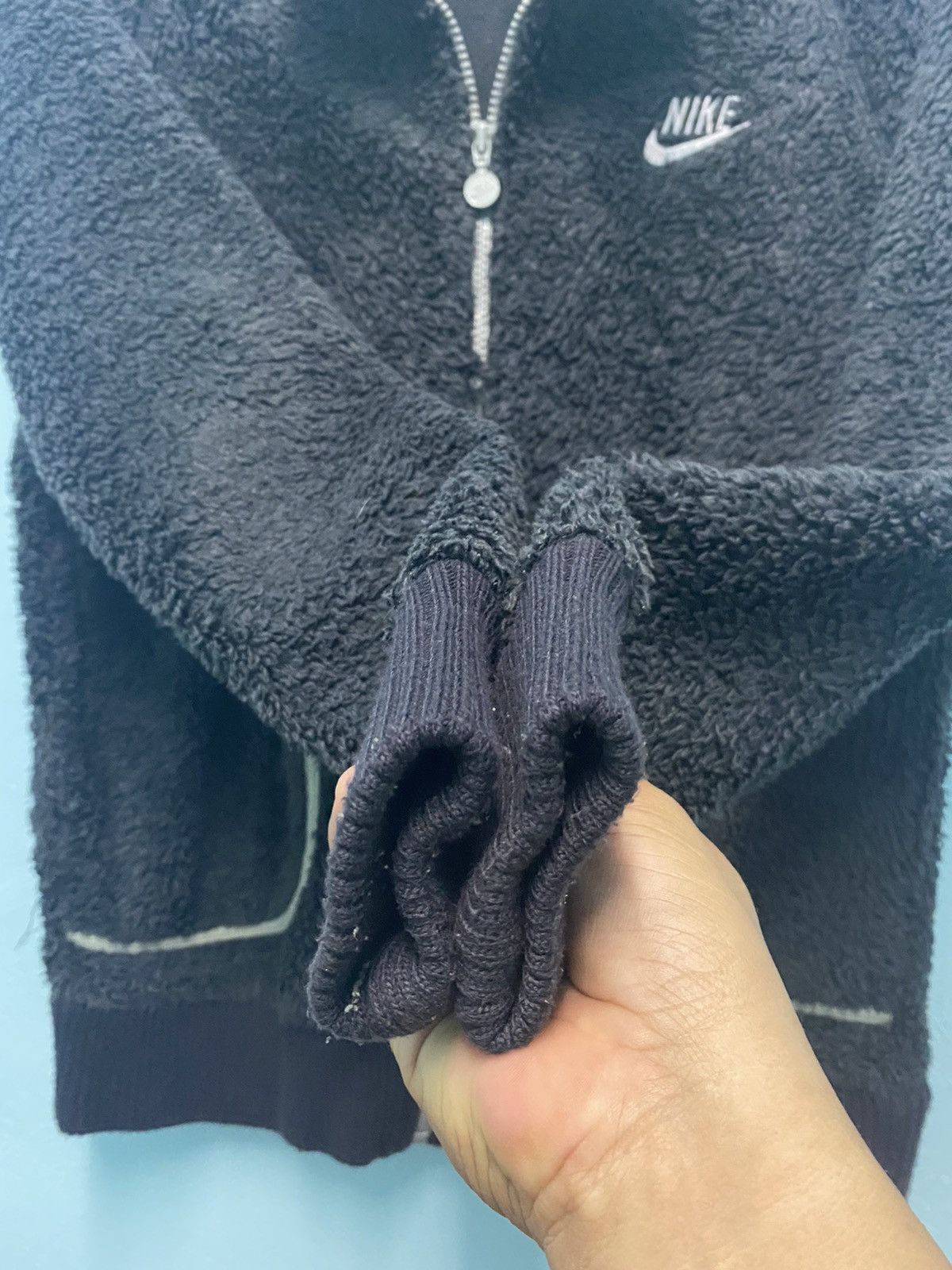 Nike 🔥Vintage🔥 2007 Nike Sherpa Fleece Jacket Size US M / EU 48-50 / 2 - 5 Thumbnail