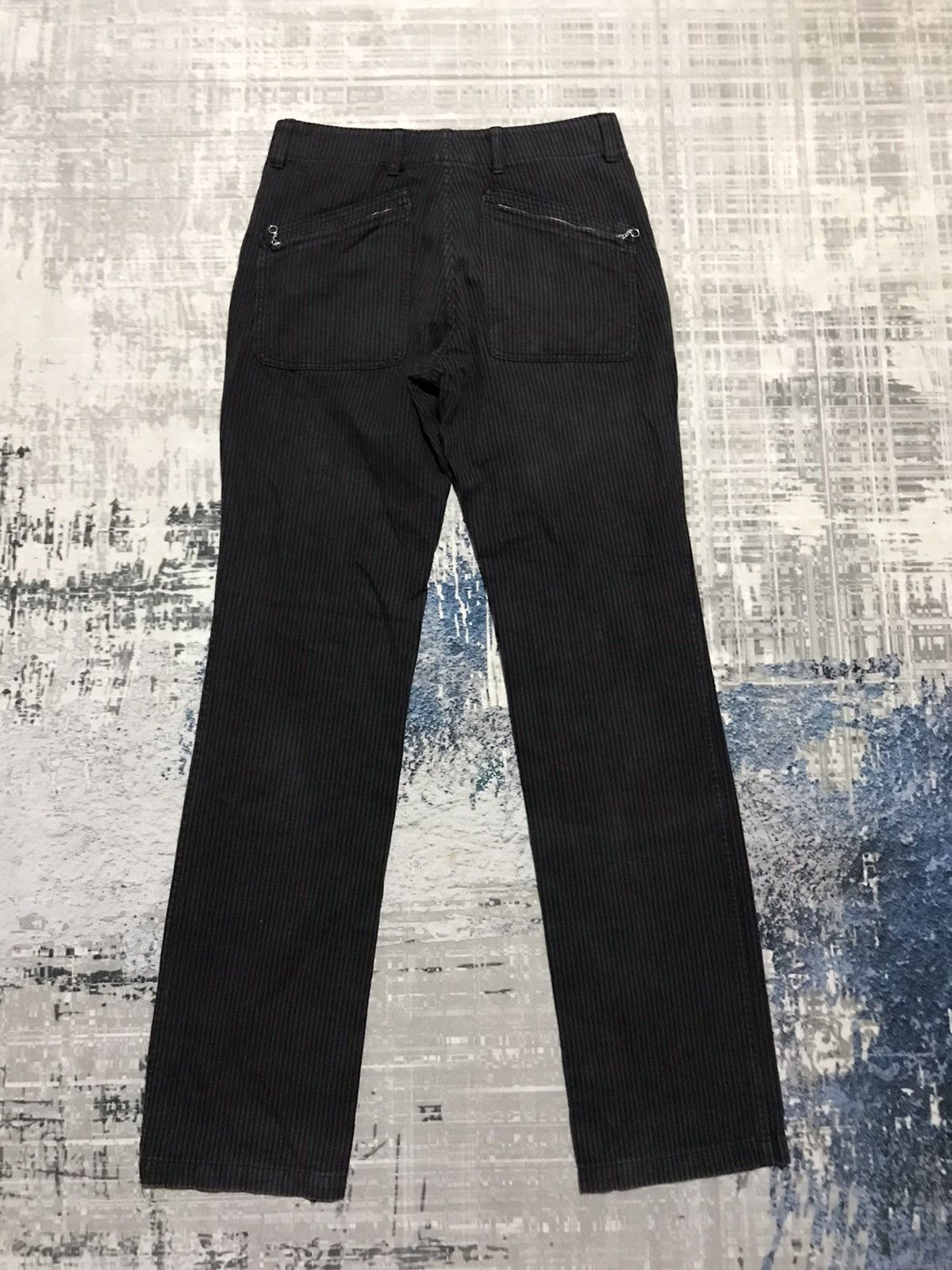 Beams Plus Beams Pinstripe Punk Zipper Pant Size US 28 / EU 44 - 2 Thumbnail