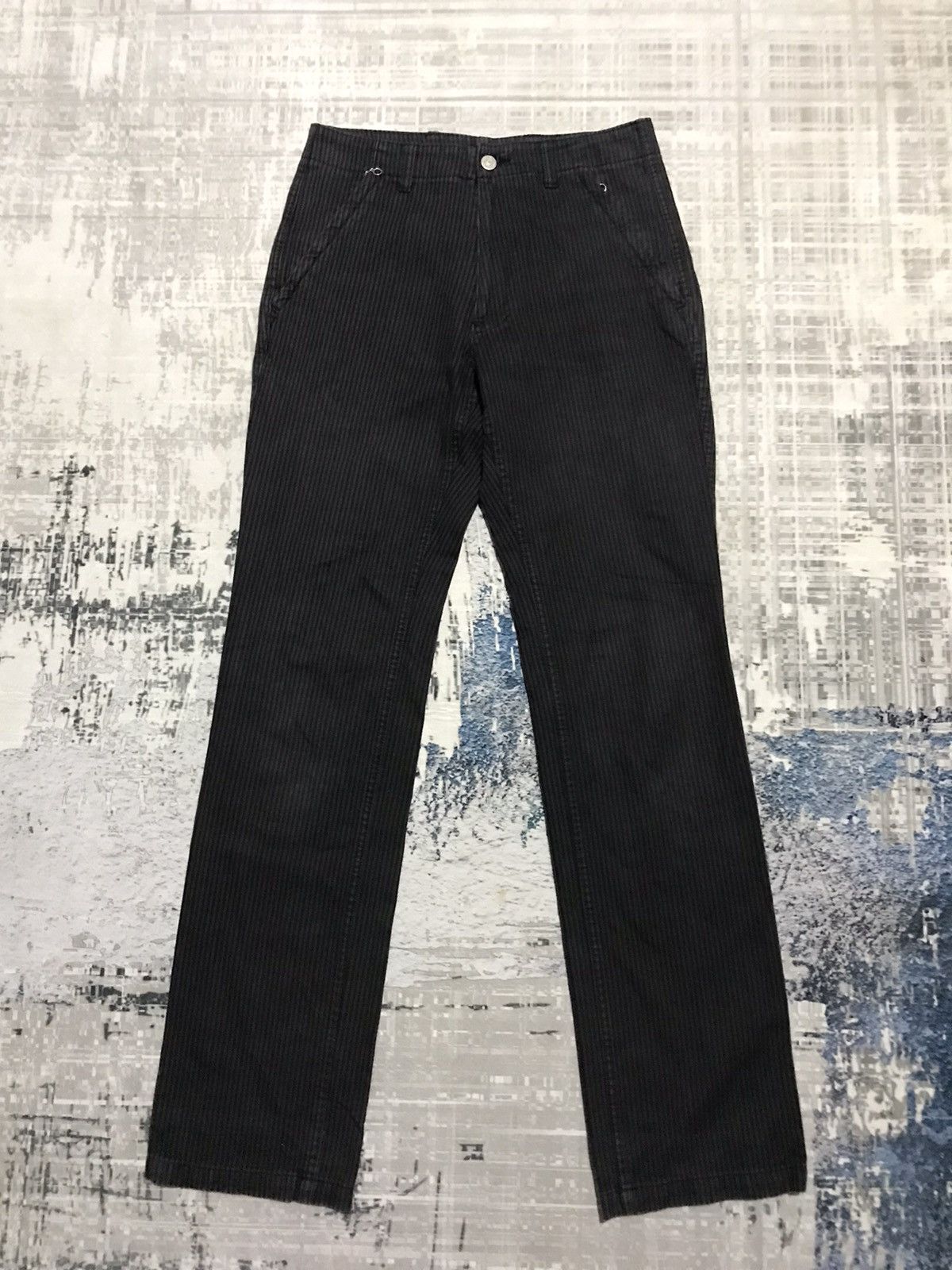 Beams Plus Beams Pinstripe Punk Zipper Pant Size US 28 / EU 44 - 3 Thumbnail