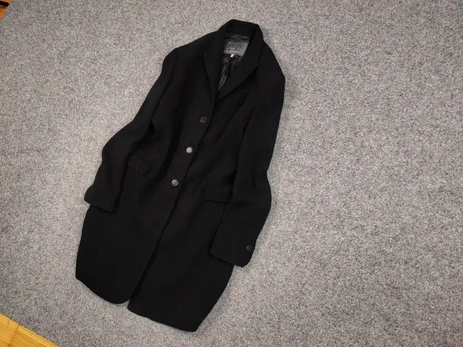 Versace Vintage Versus Gianni Versace Black Wool Coach Women Jacket Size XL / US 12-14 / IT 48-50 - 2 Thumbnail