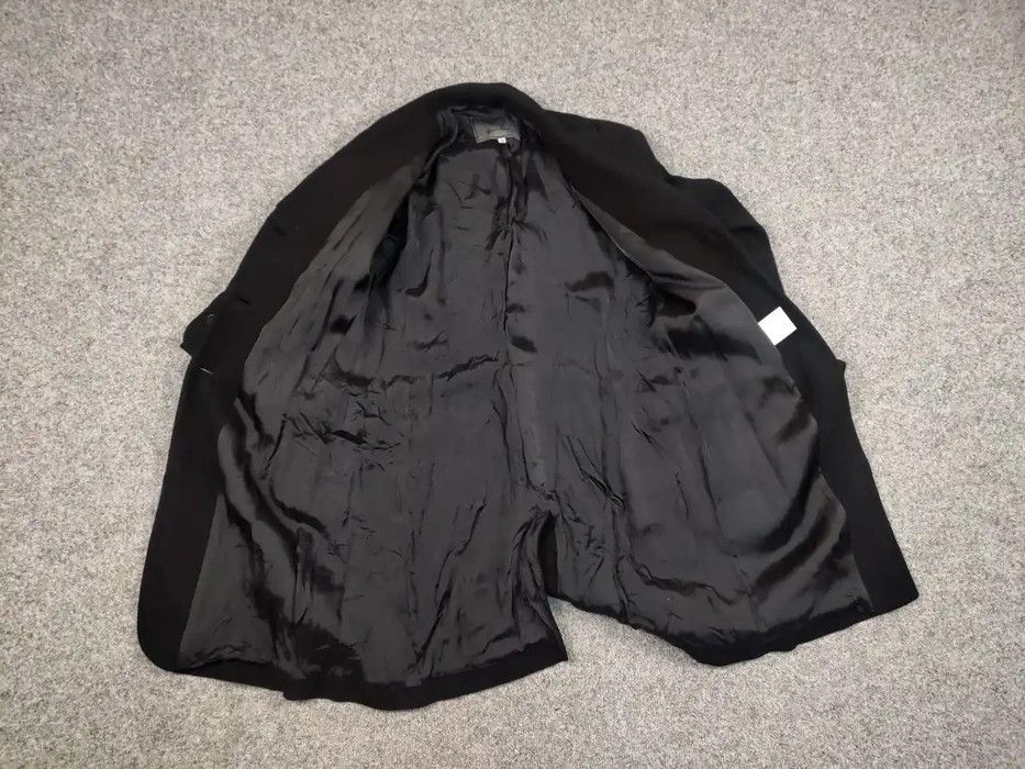 Versace Vintage Versus Gianni Versace Black Wool Coach Women Jacket Size XL / US 12-14 / IT 48-50 - 7 Thumbnail