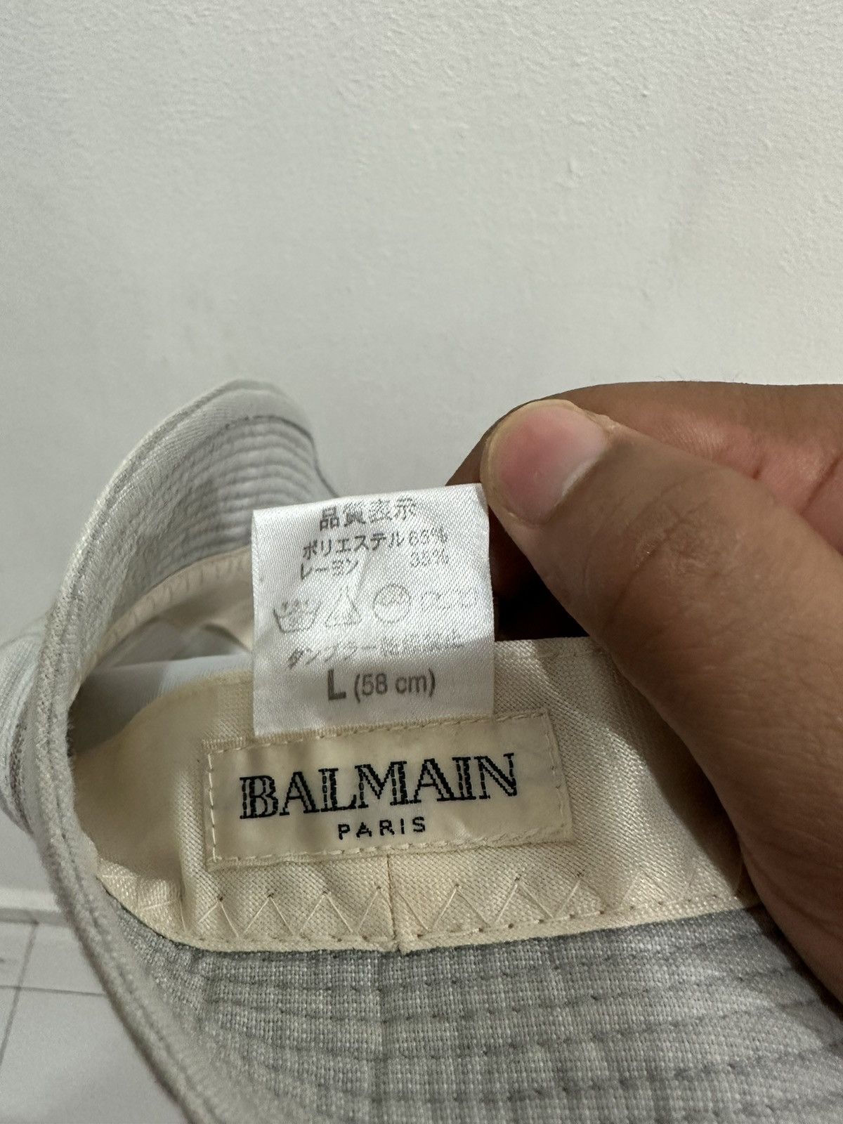 Balmain 🔥Vintage🔥 BALMAIN Bucket Hat Size ONE SIZE - 7 Thumbnail