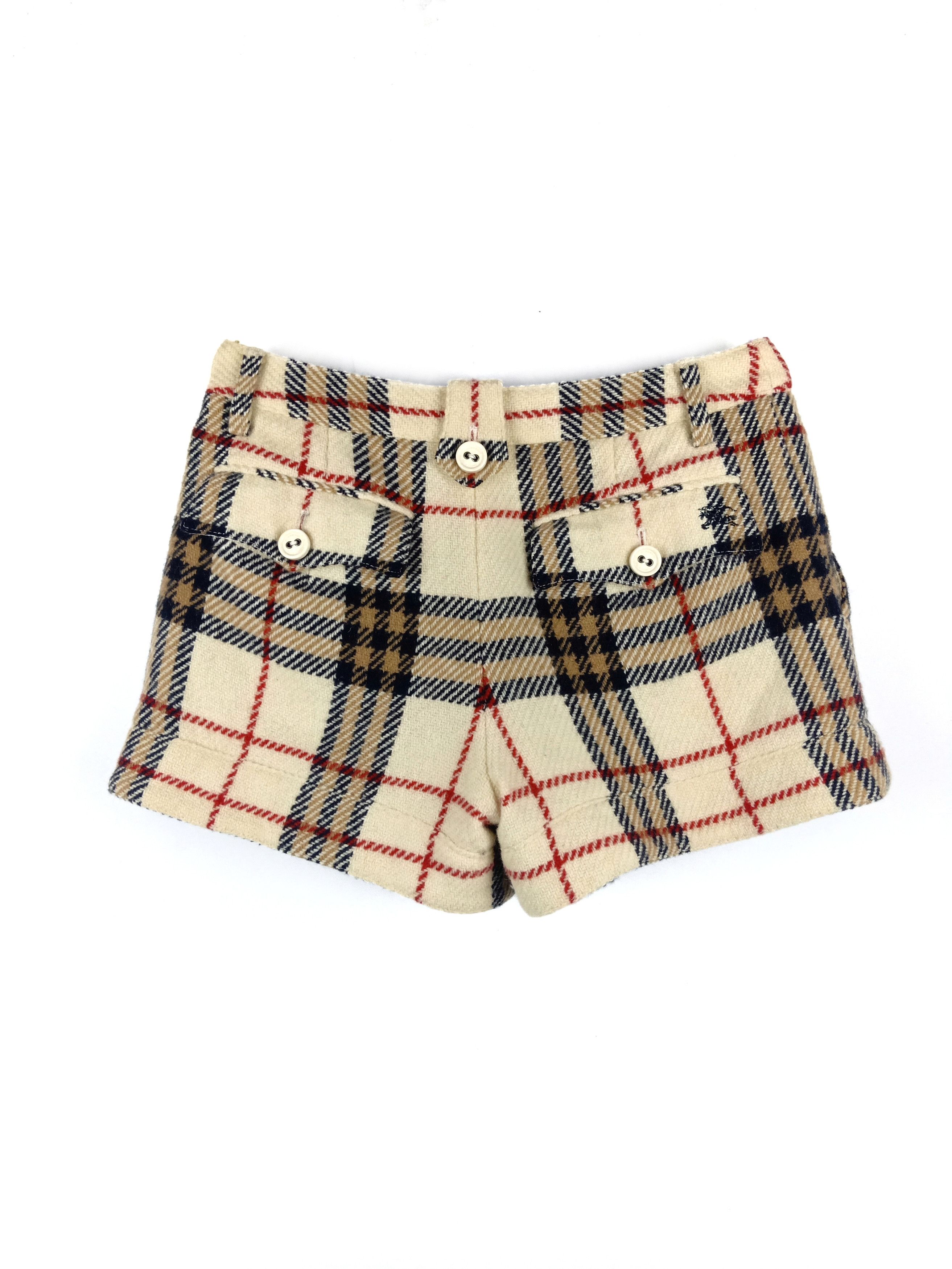 Burberry Burberry Nova Check Wool Short Pants Size US 28 / EU 44 - 2 Thumbnail