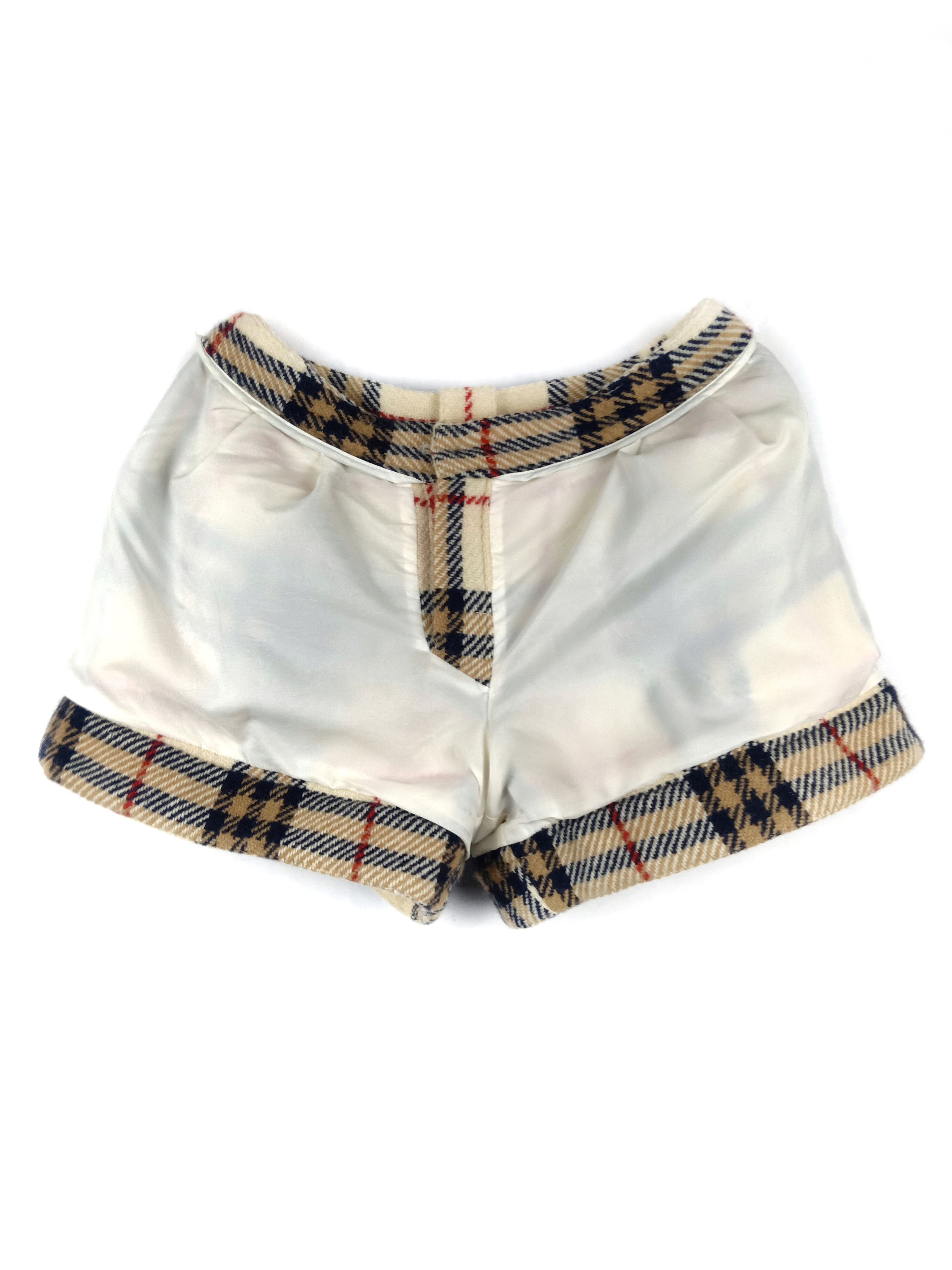 Burberry Burberry Nova Check Wool Short Pants Size US 28 / EU 44 - 4 Thumbnail