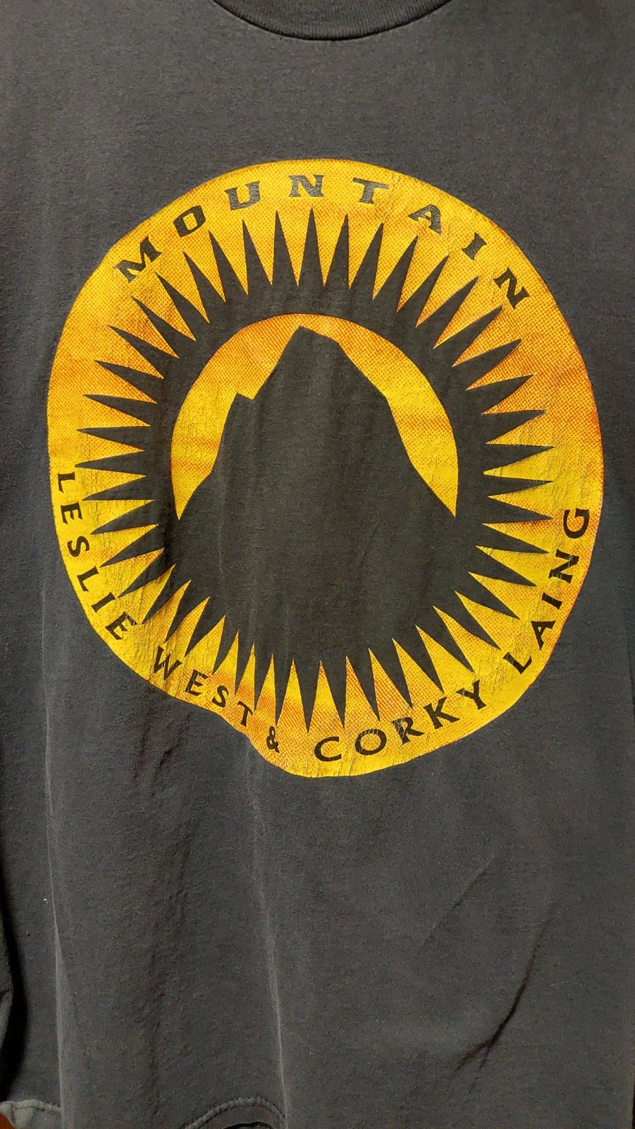 Mountain (band) T Shirt Leslie West & Corky Laing 1997 tour