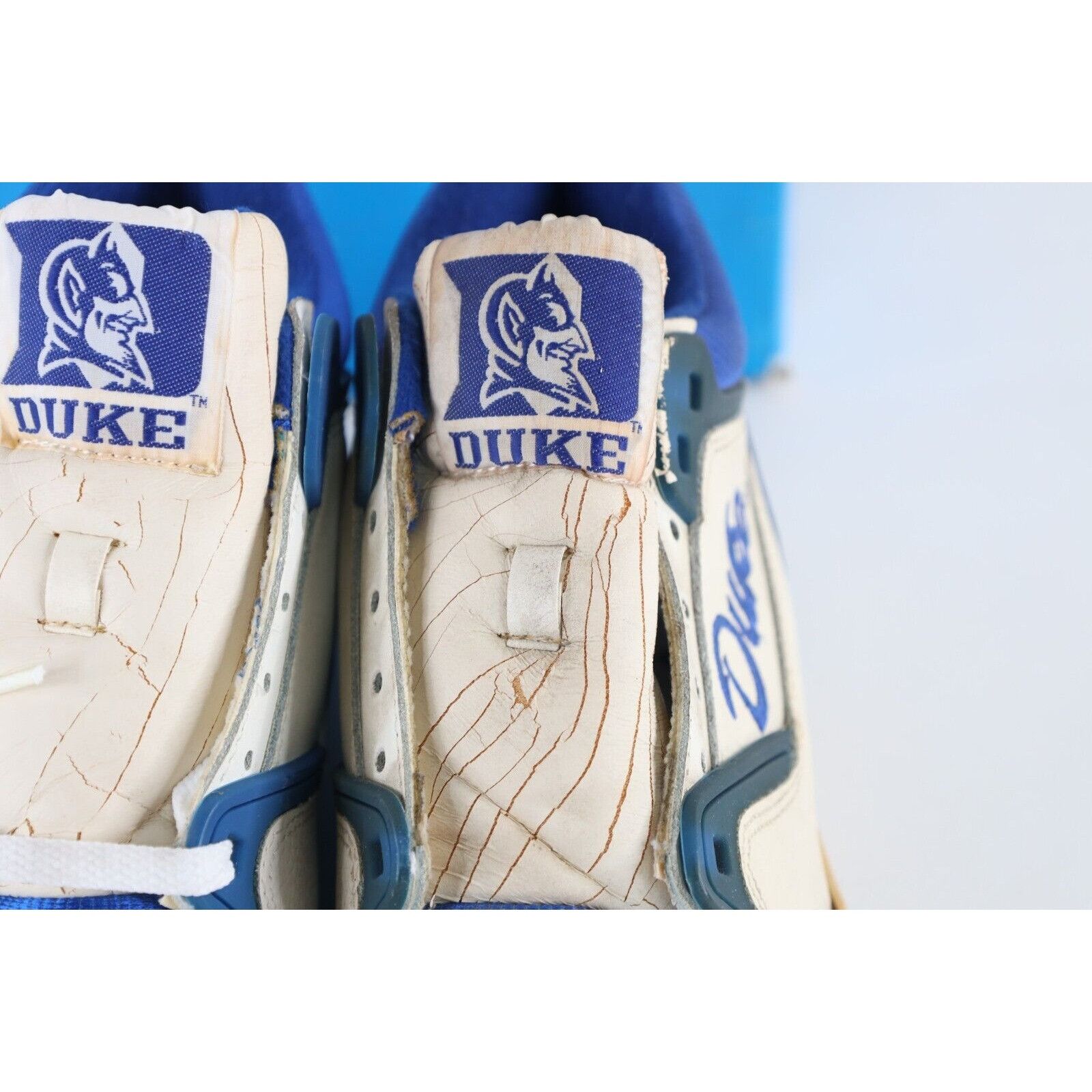Vintage NOS Vintage 90s Duke University High Top Sneakers Shoes Size US 7.5 / EU 40-41 - 3 Thumbnail