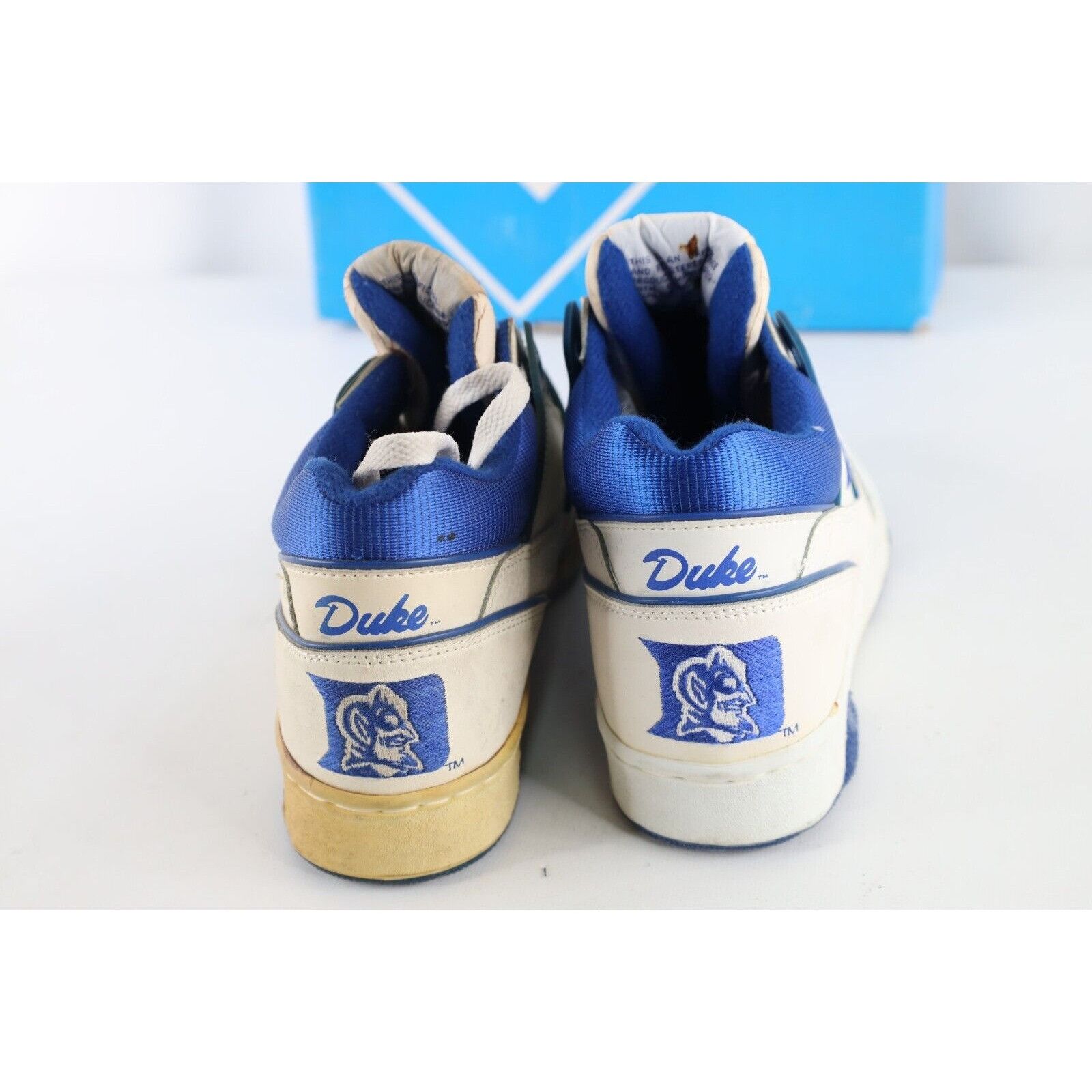 Vintage NOS Vintage 90s Duke University High Top Sneakers Shoes Size US 7.5 / EU 40-41 - 7 Thumbnail