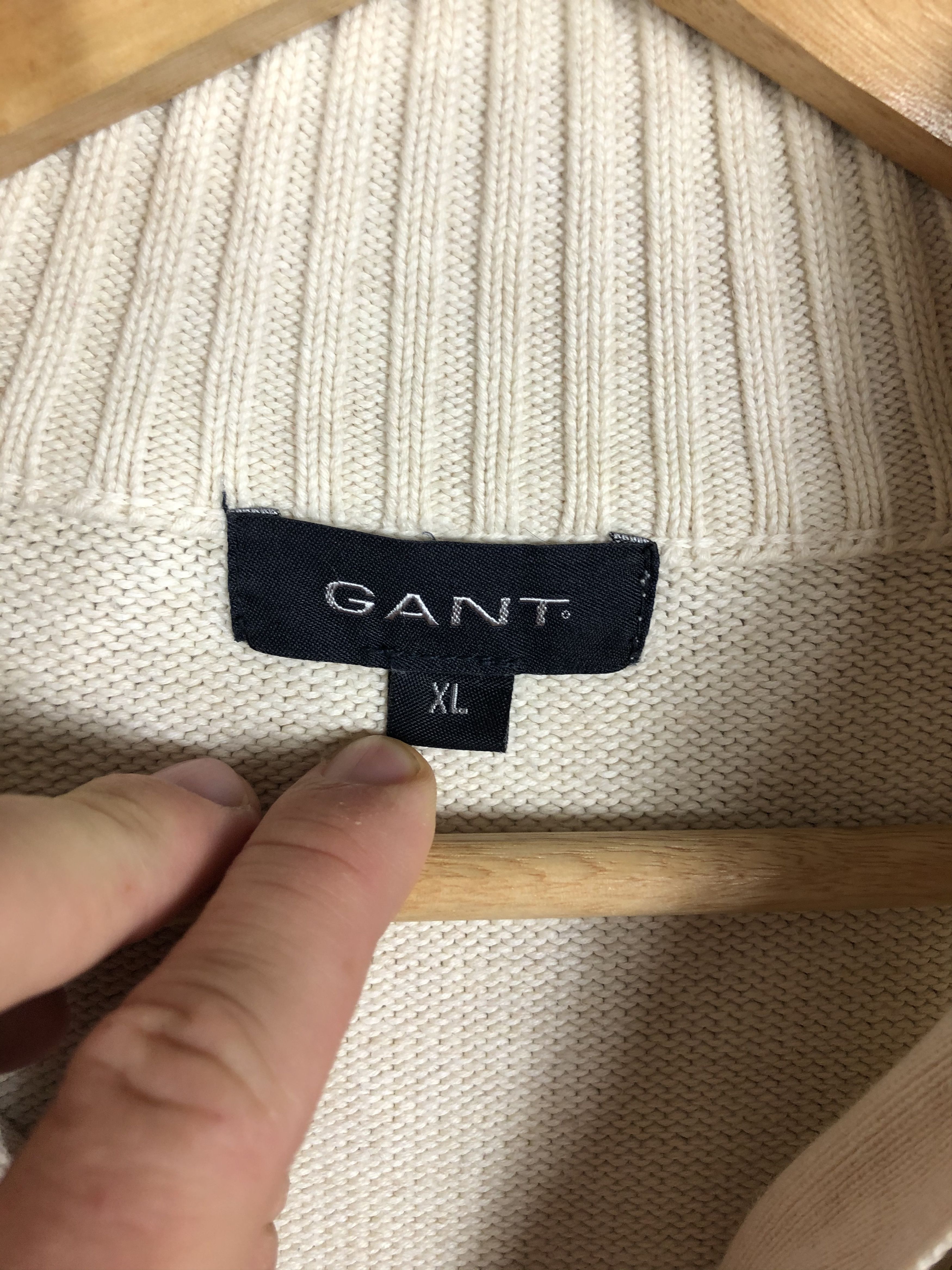 Gant Vintage Gant USA🇺🇸/American Flag Knitted 1/3 Zip Sweater Size US XL / EU 56 / 4 - 8 Thumbnail