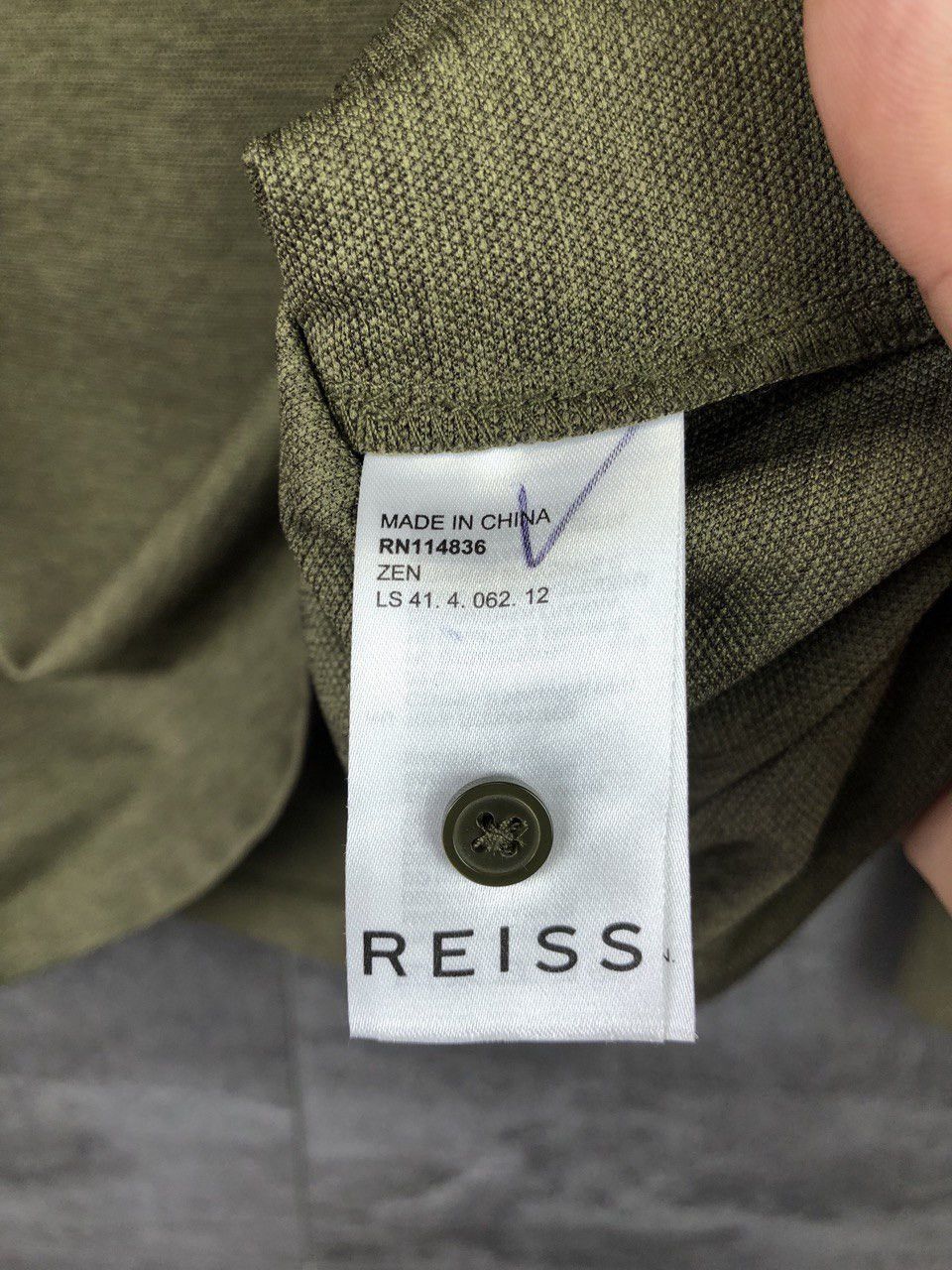 Reiss Mens Reiss Polos Shirt Button Up Size US M / EU 48-50 / 2 - 5 Thumbnail