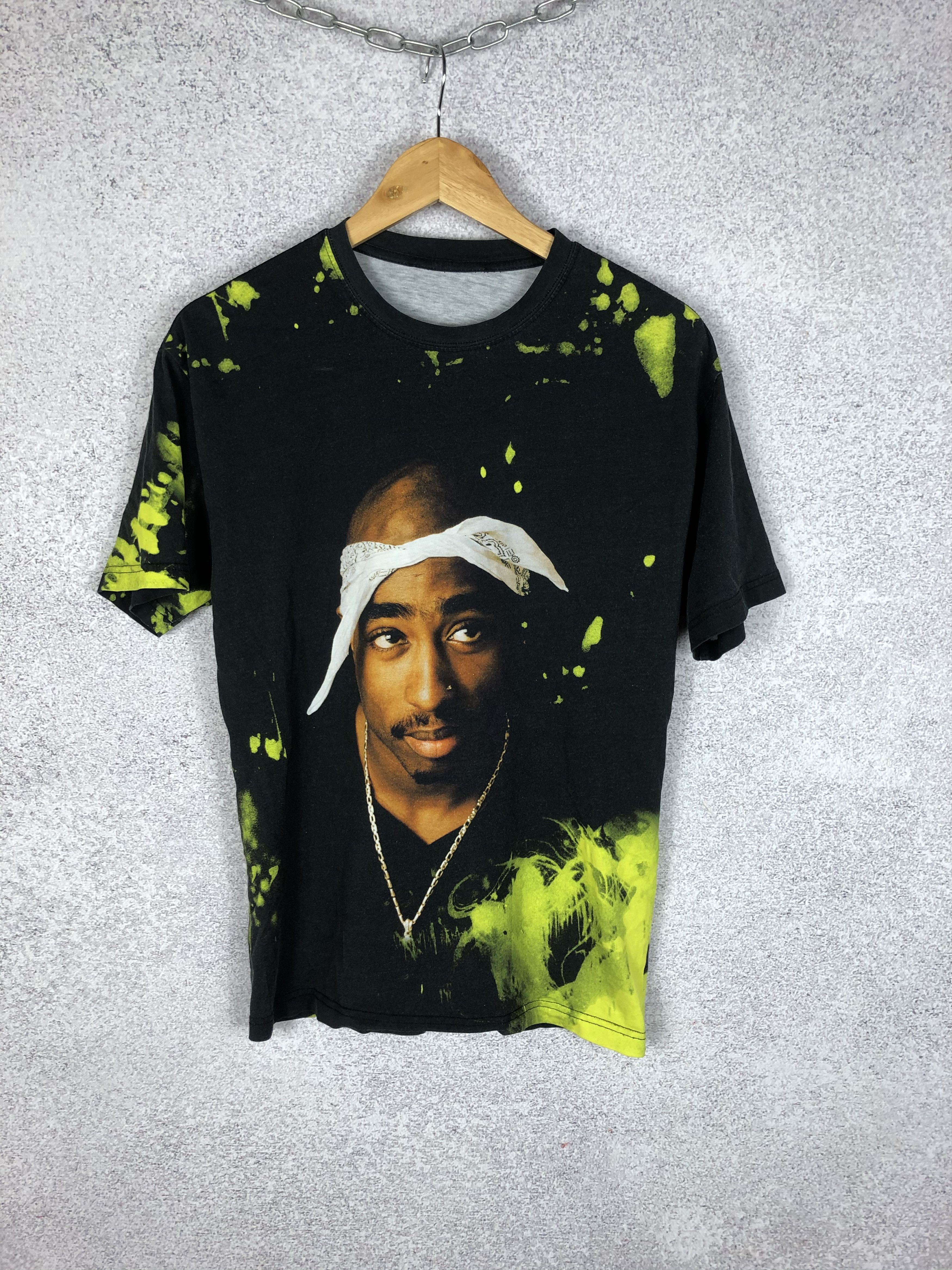 Band Tees Vintage 2PAC Tupac Overprint Rap Tees Legend T-Shirt Size US S / EU 44-46 / 1 - 1 Thumbnail