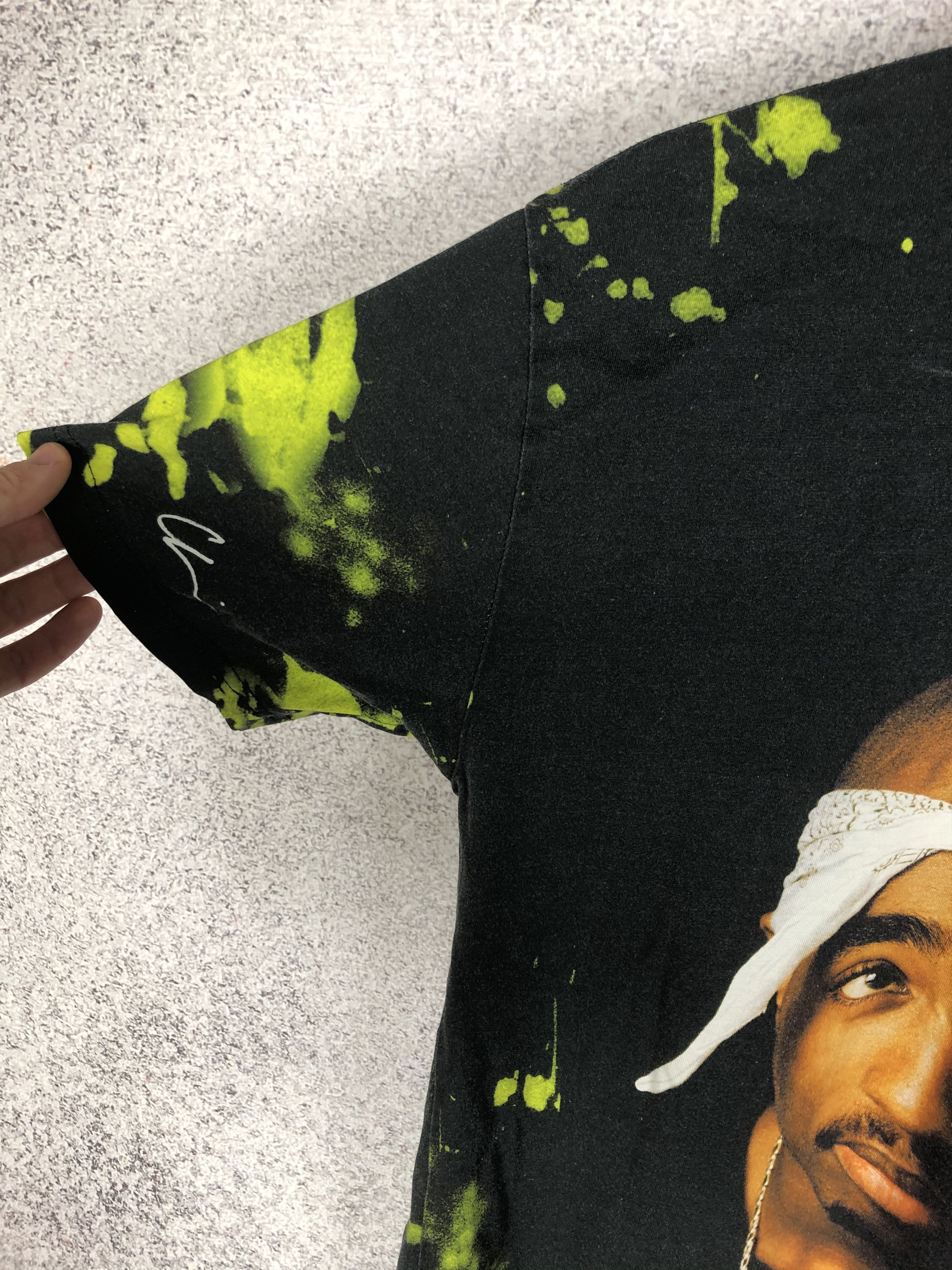 Band Tees Vintage 2PAC Tupac Overprint Rap Tees Legend T-Shirt Size US S / EU 44-46 / 1 - 4 Thumbnail