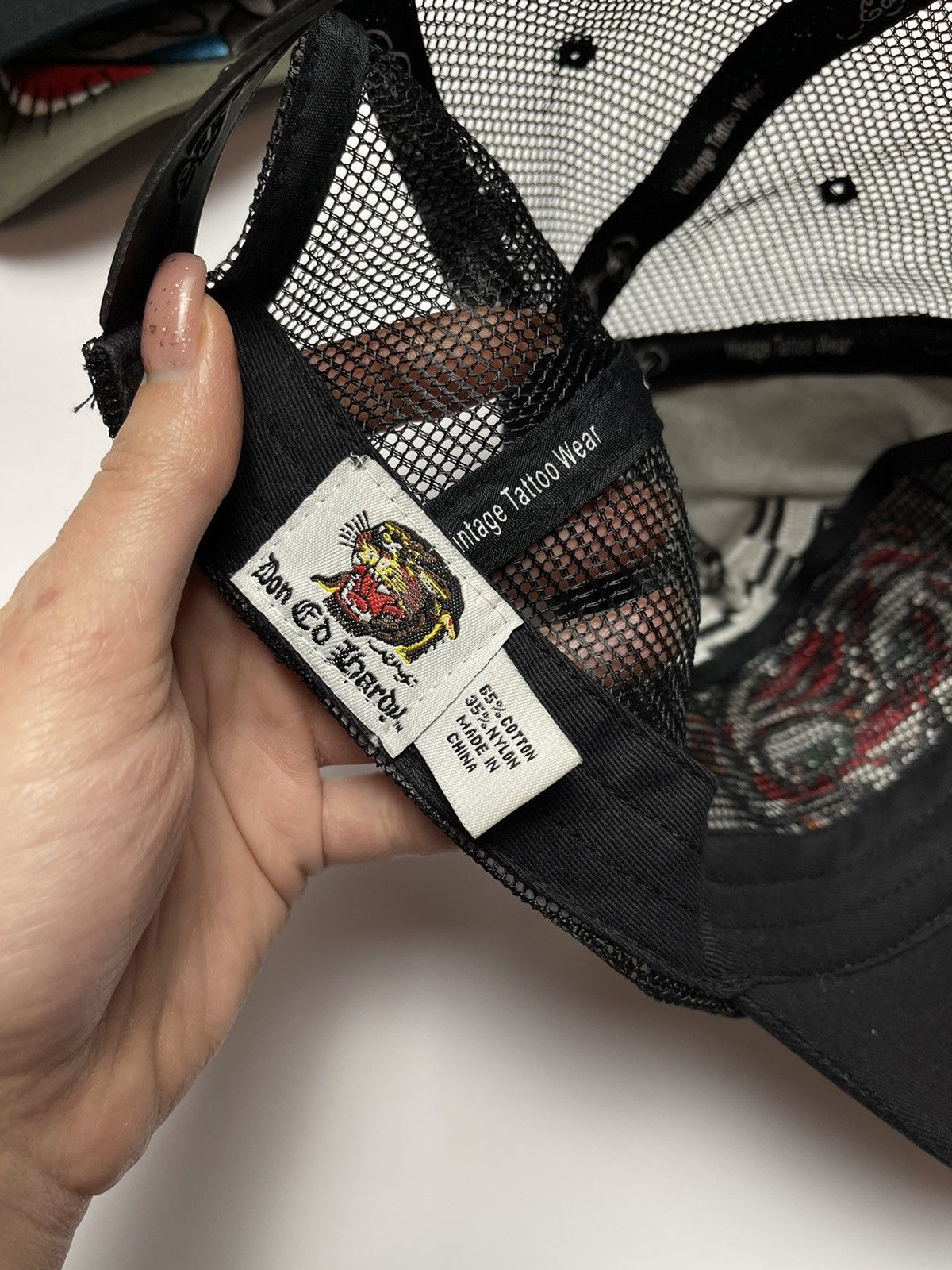 Christian Audigier × Ed Hardy × Vintage Cap Ed Hardly by Christian Audigier vintage big tiger Size ONE SIZE - 10 Thumbnail