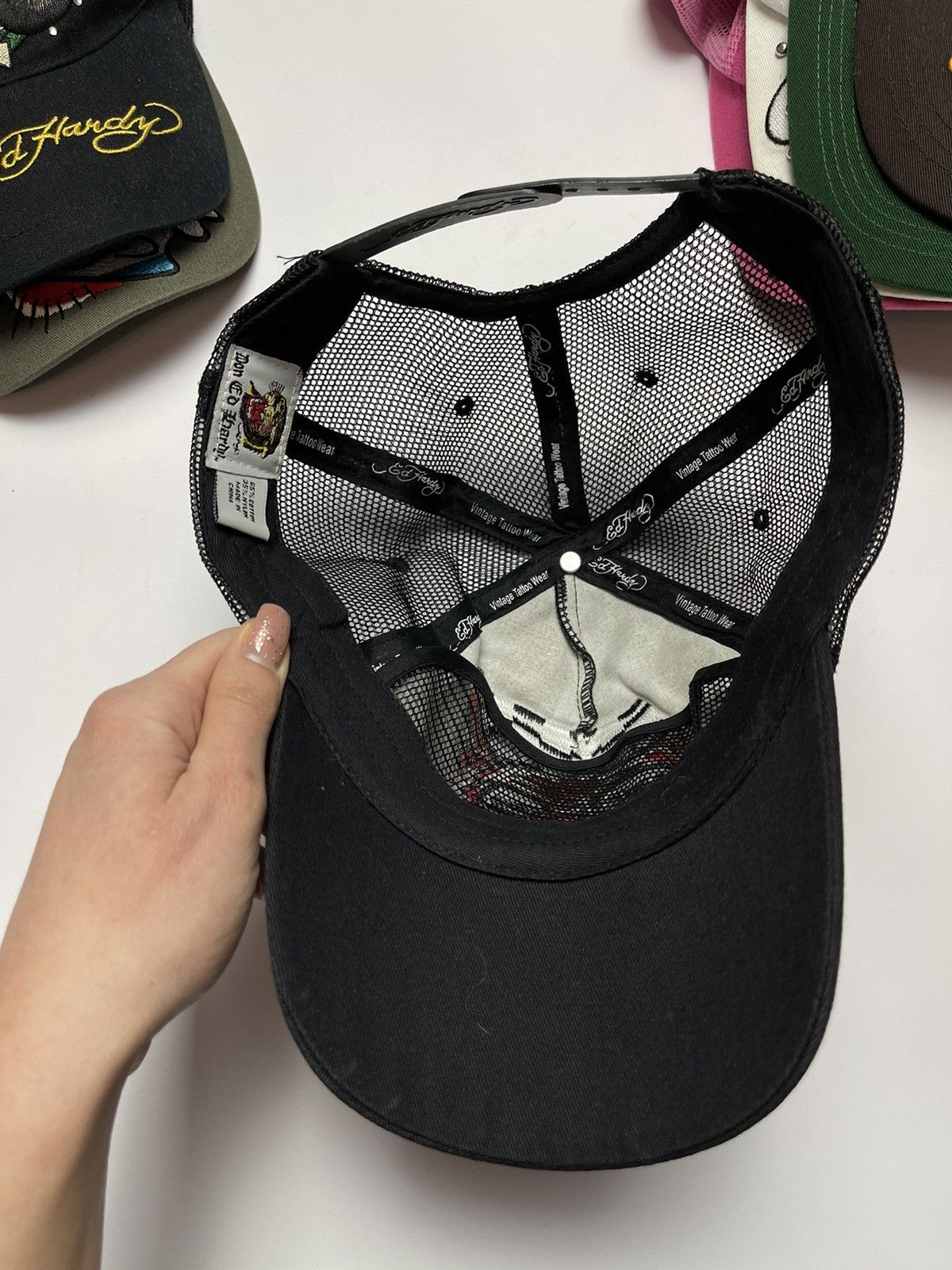 Christian Audigier × Ed Hardy × Vintage Cap Ed Hardly by Christian Audigier vintage big tiger Size ONE SIZE - 9 Thumbnail